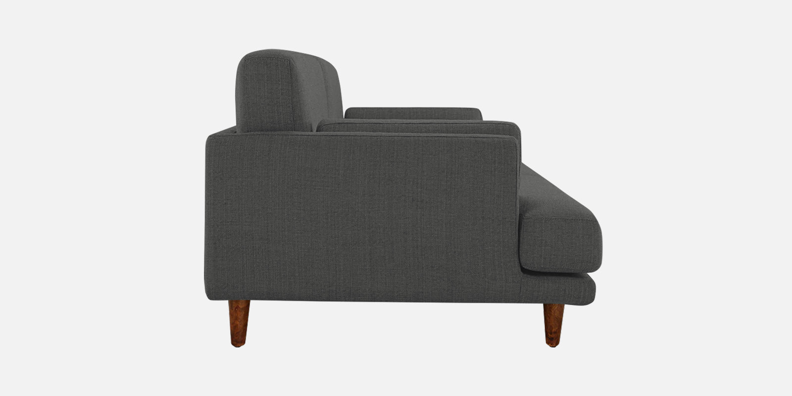 Ricky Fabric 3 Seater Sofa In Charcoal Grey Colour - Febonic Living