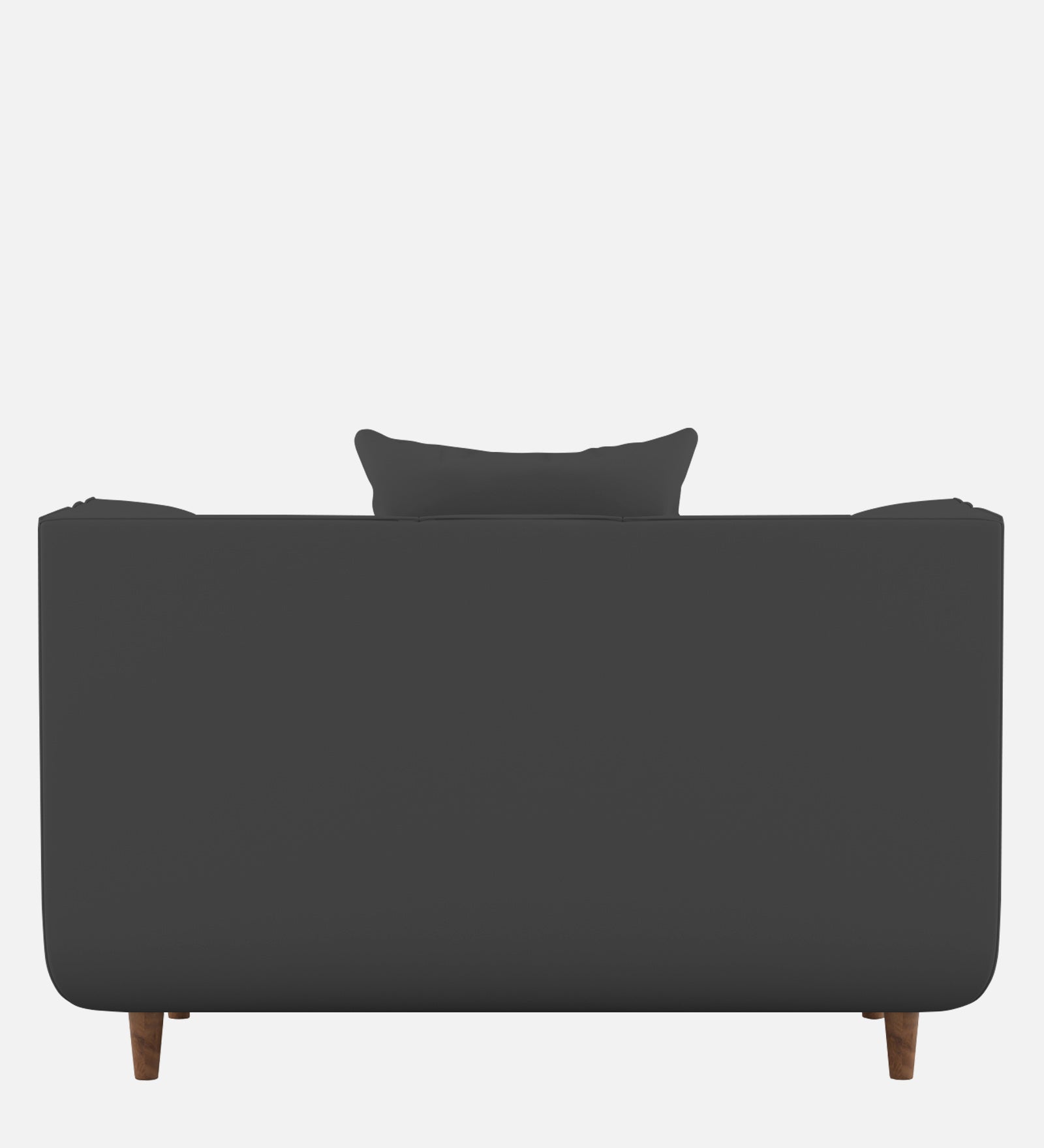 Sumo Velvet 1 Seater Sofa In Davy grey Colour - Febonic Living