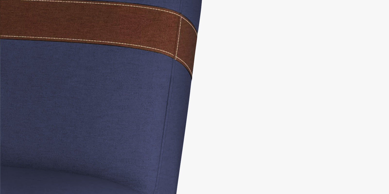 Vedan Fabric 3 Seater Convertible Sofa Cum Bed In Slate Blue Colour - Febonic Living