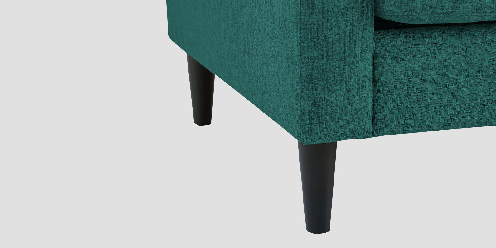 Romie Fabric RHS Sectional Sofa (2+Lounger) In Sea Green Colour - Febonic Living