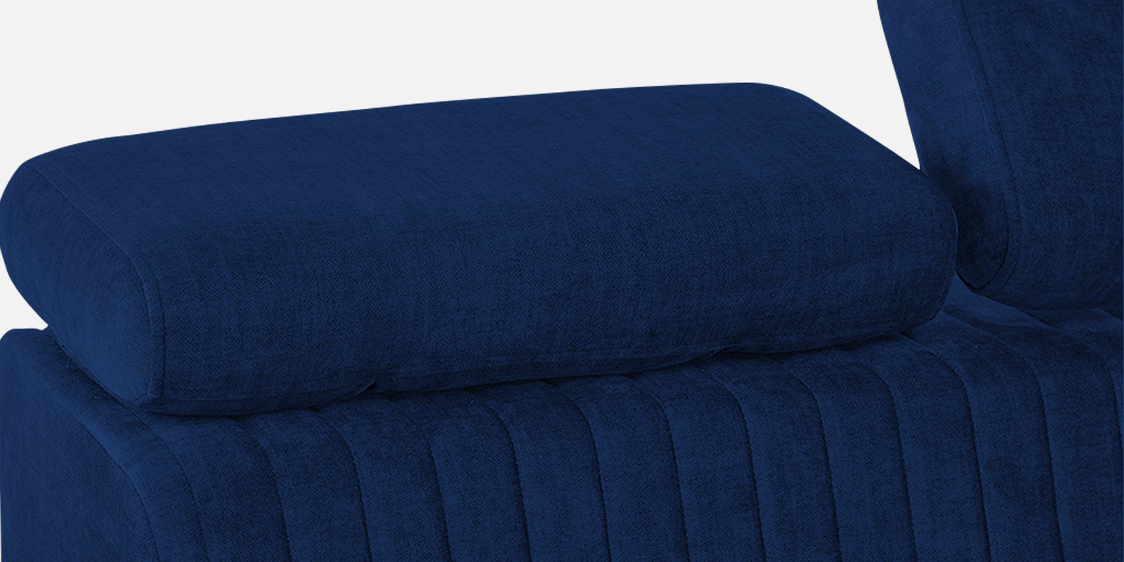 Draco Fabric 6 Seater Corner Sofa In Royal Blue Colour