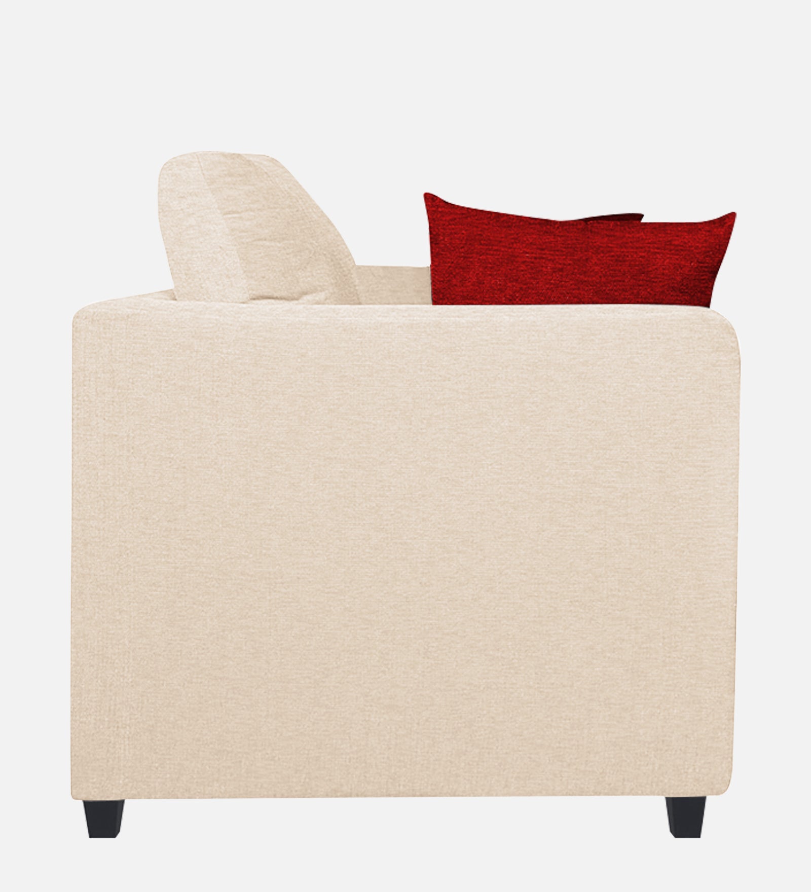 Nuska Fabric 1 Seater Sofa In Woom Beige Colour - Febonic Living