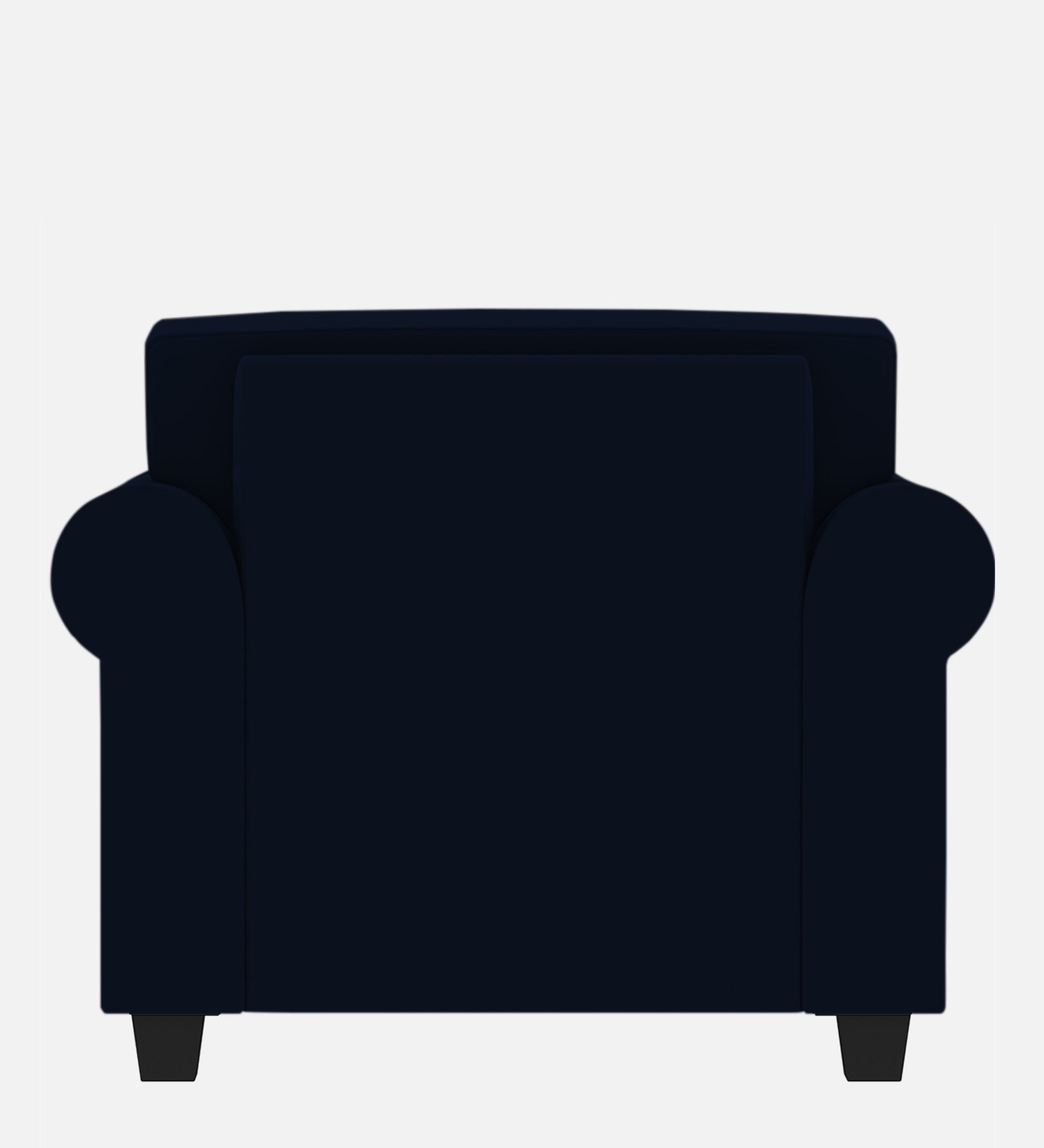 Numonk Velvet 1 Seater Sofa In Dark Blue Colour - Febonic Living
