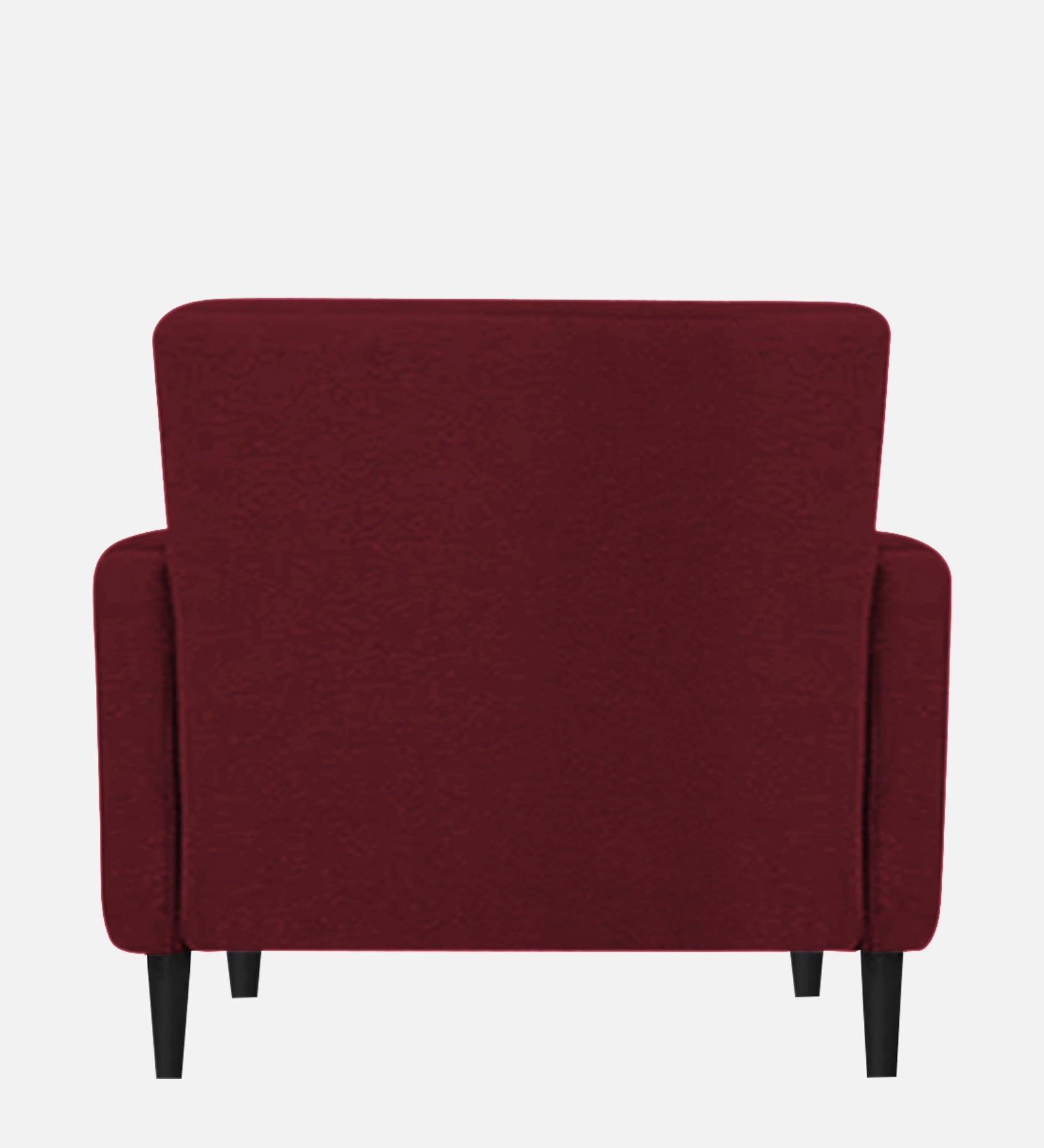 Marq Fabric 1 Seater Sofa In  Blood Maroon Colour - Febonic Living