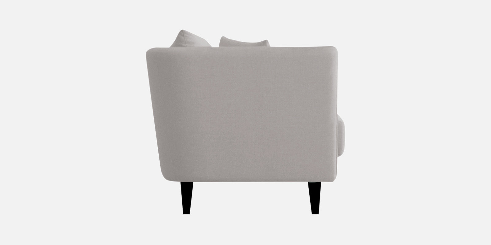 Norway Velvet 3 Seater Sofa In Concrete Grey Colour - Febonic Living