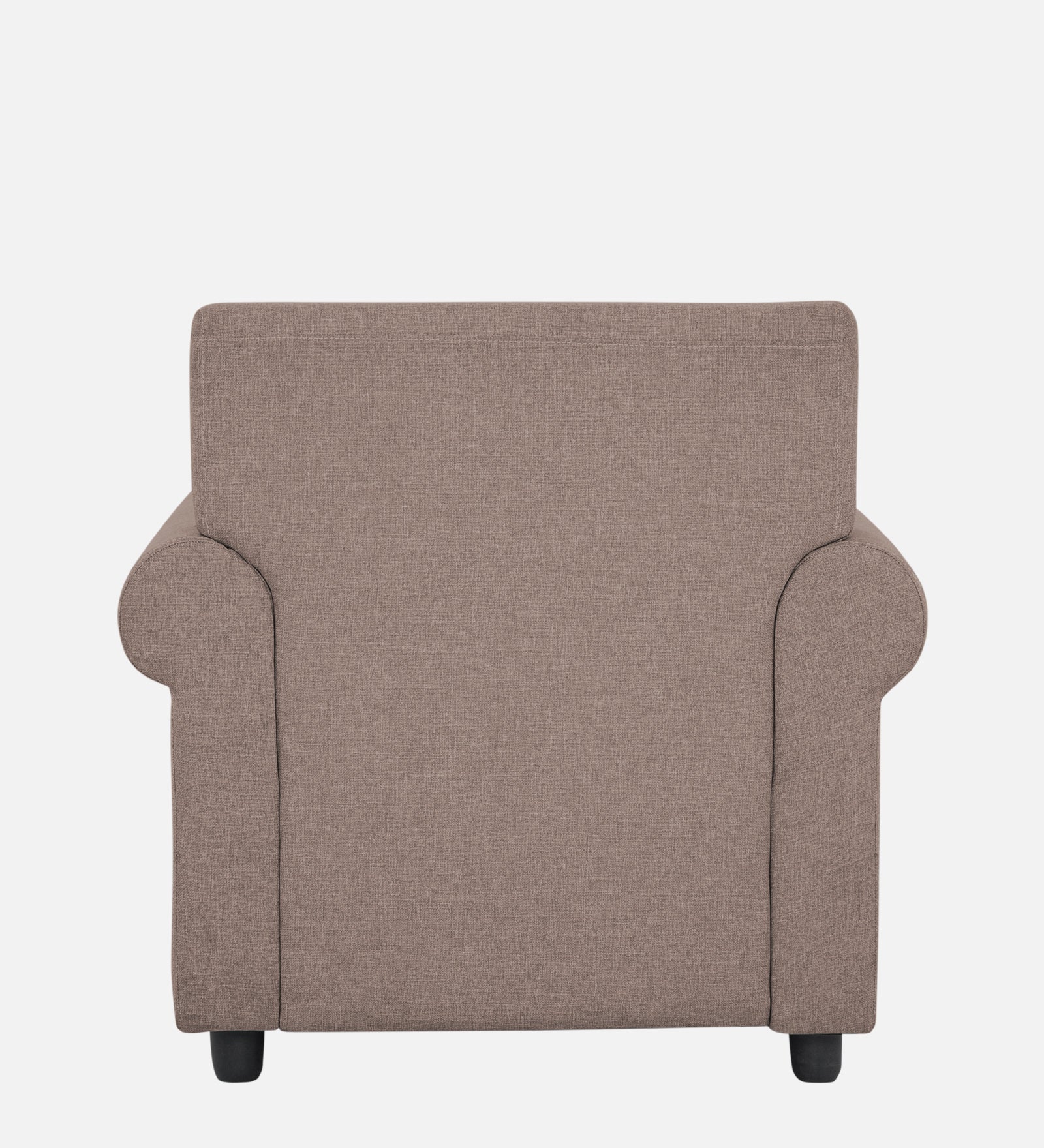 Ribby Fabric 1 Seater Sofa In Kadhi Beige Colour - Febonic Living