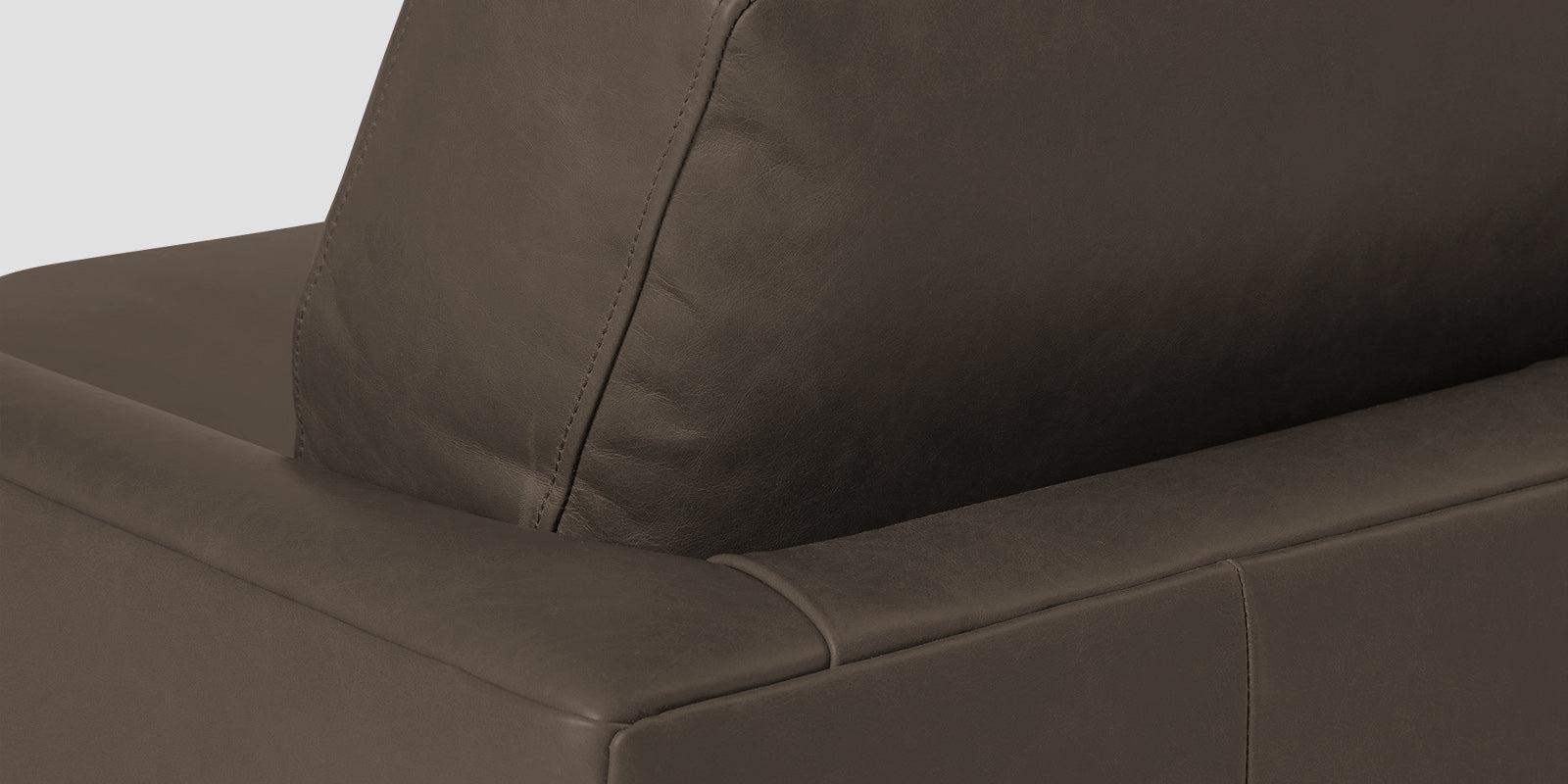 Sterio Leatherette 2 Seater Sofa In Peca Brown Colour - Febonic Living