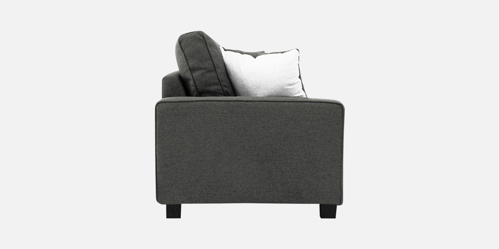 Ladybug Fabric 2 Seater Sofa In Charcoal Grey Colour - Febonic Living
