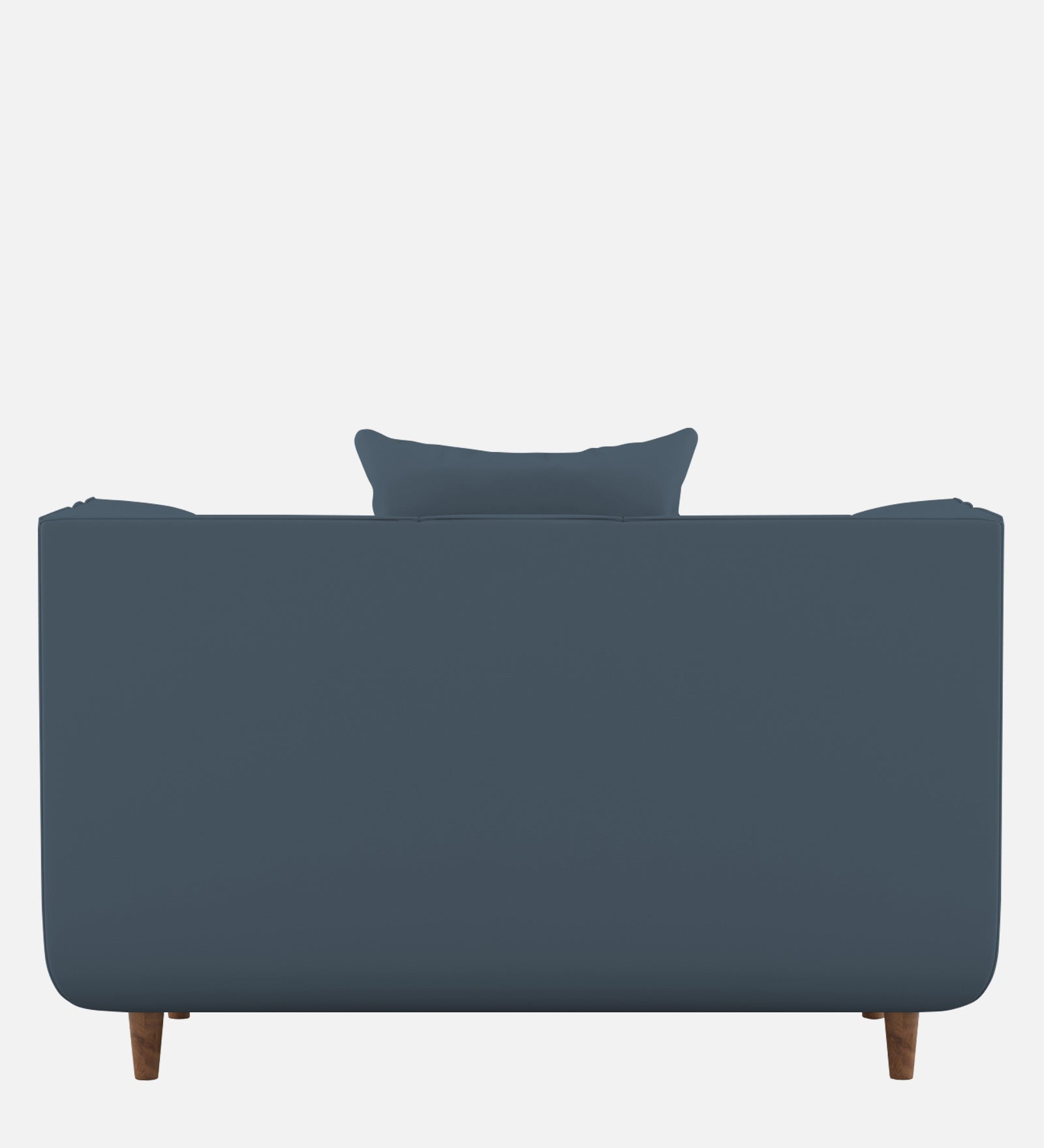 Sumo Velvet 1 Seater Sofa In Oxford Blue Colour - Febonic Living