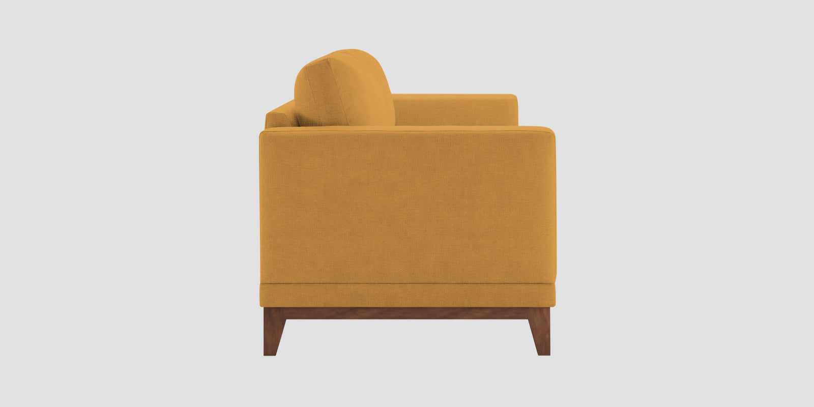 Esha Fabric 3 Seater Sofa In Corn Yellow Colour - Febonic Living
