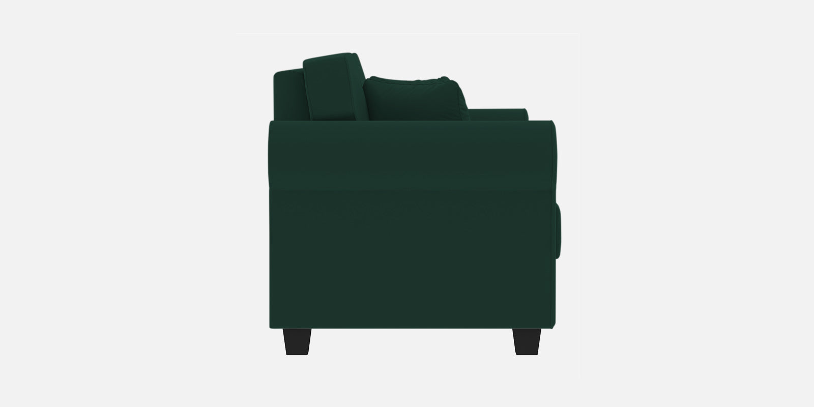 Numonk Velvet 3 Seater Sofa In Forest Green Colour - Febonic Living