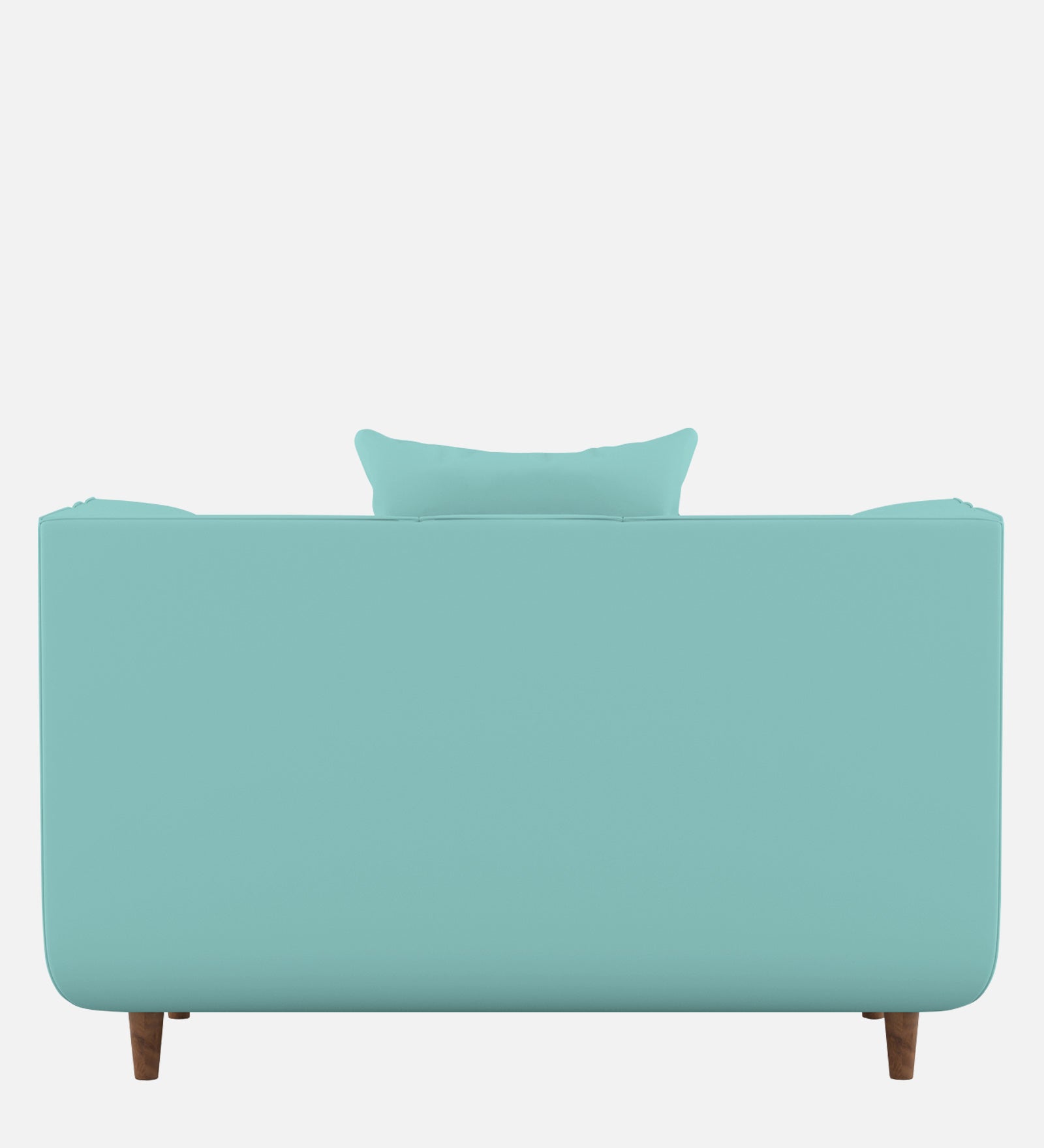Sumo Velvet 1 Seater Sofa In Barmunda Aqua Colour - Febonic Living