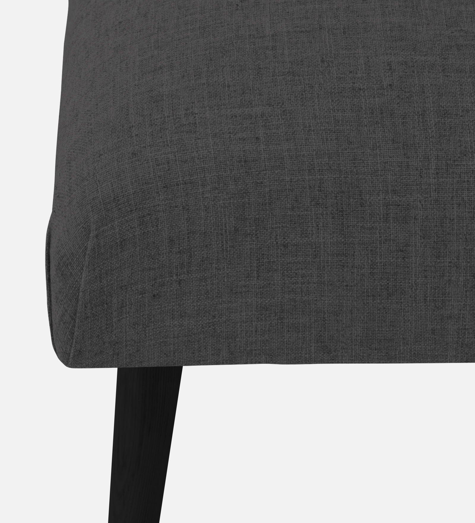 Adon Velvet Bench In Davy Grey Colour - Febonic Living