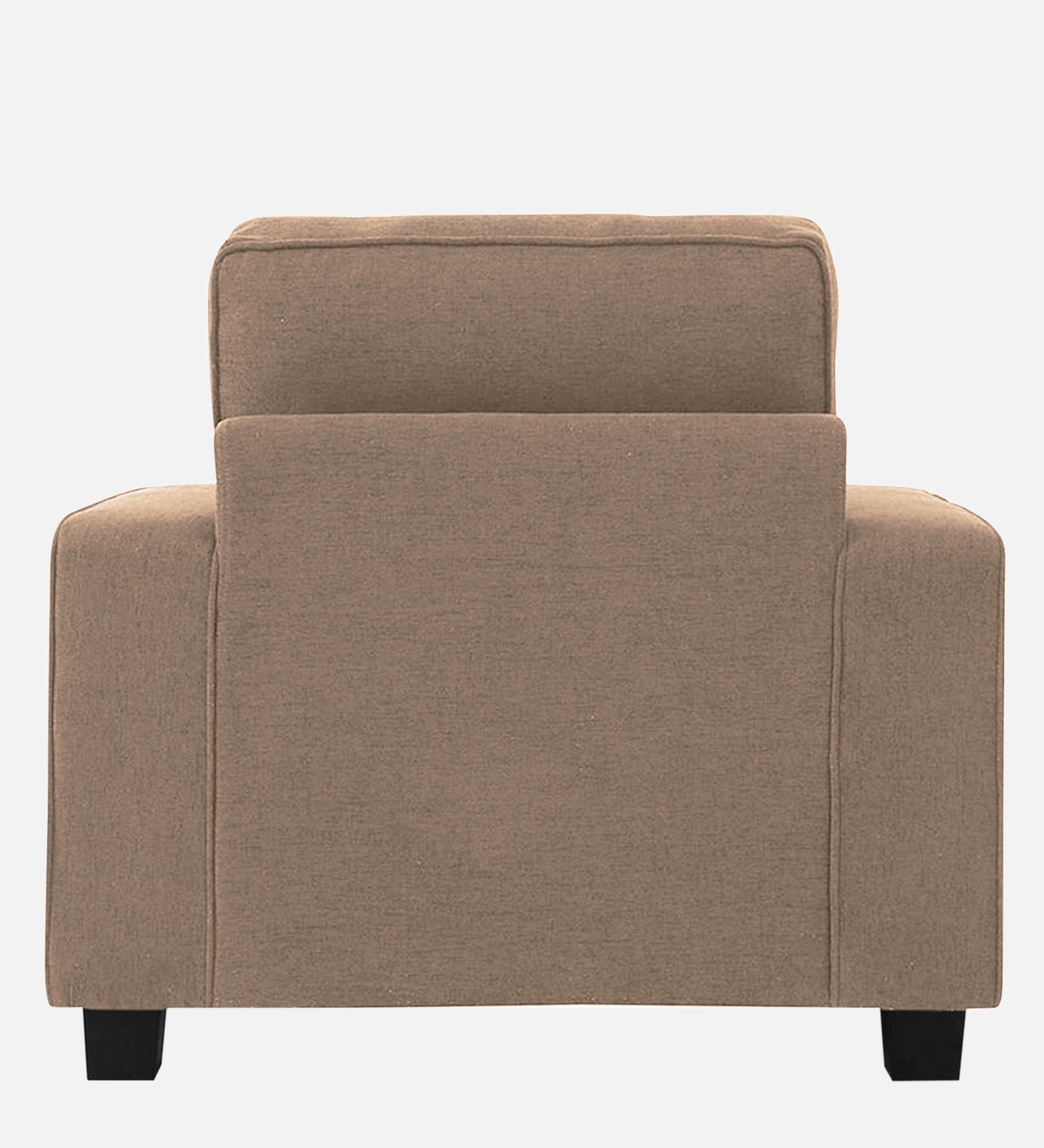 Ladybug Fabric 1 Seater Sofa In Cookie Beige Colour - Febonic Living