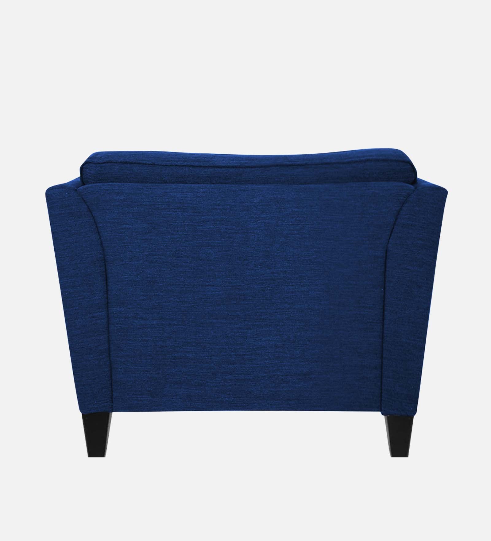 Nigar Fabric 1 Seater Sofa In Royal Blue Colour - Febonic Living