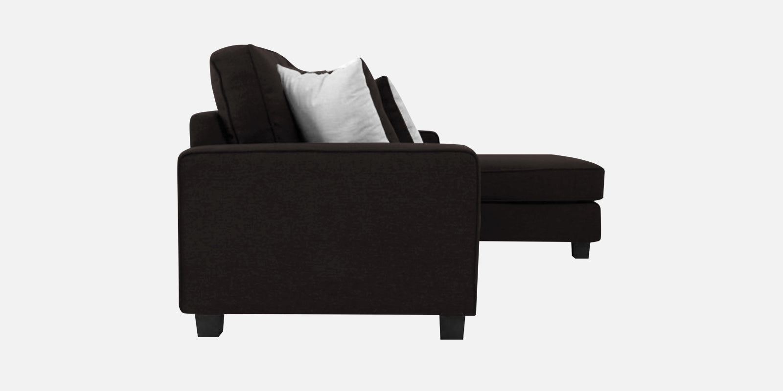 Ladybug Fabric RHS Sectional Sofa (2+Lounger) In Cara Brown Colour - Febonic Living