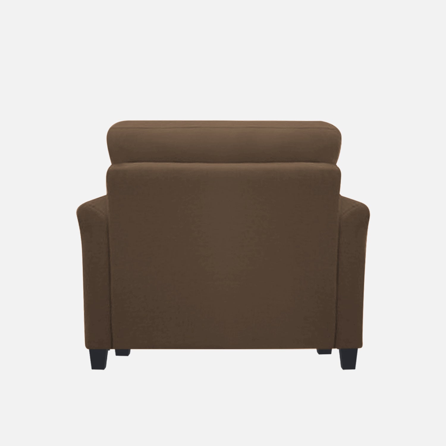 Daroo Velvet 1 Seater Sofa In Mocha Mouse Colour - Febonic Living