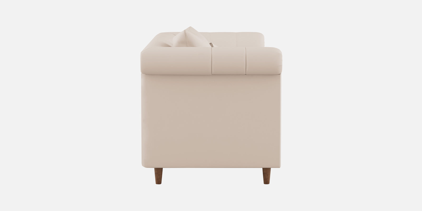 Rubi Velvet 3 Seater Sofa In Camel Beige Colour - Febonic Living