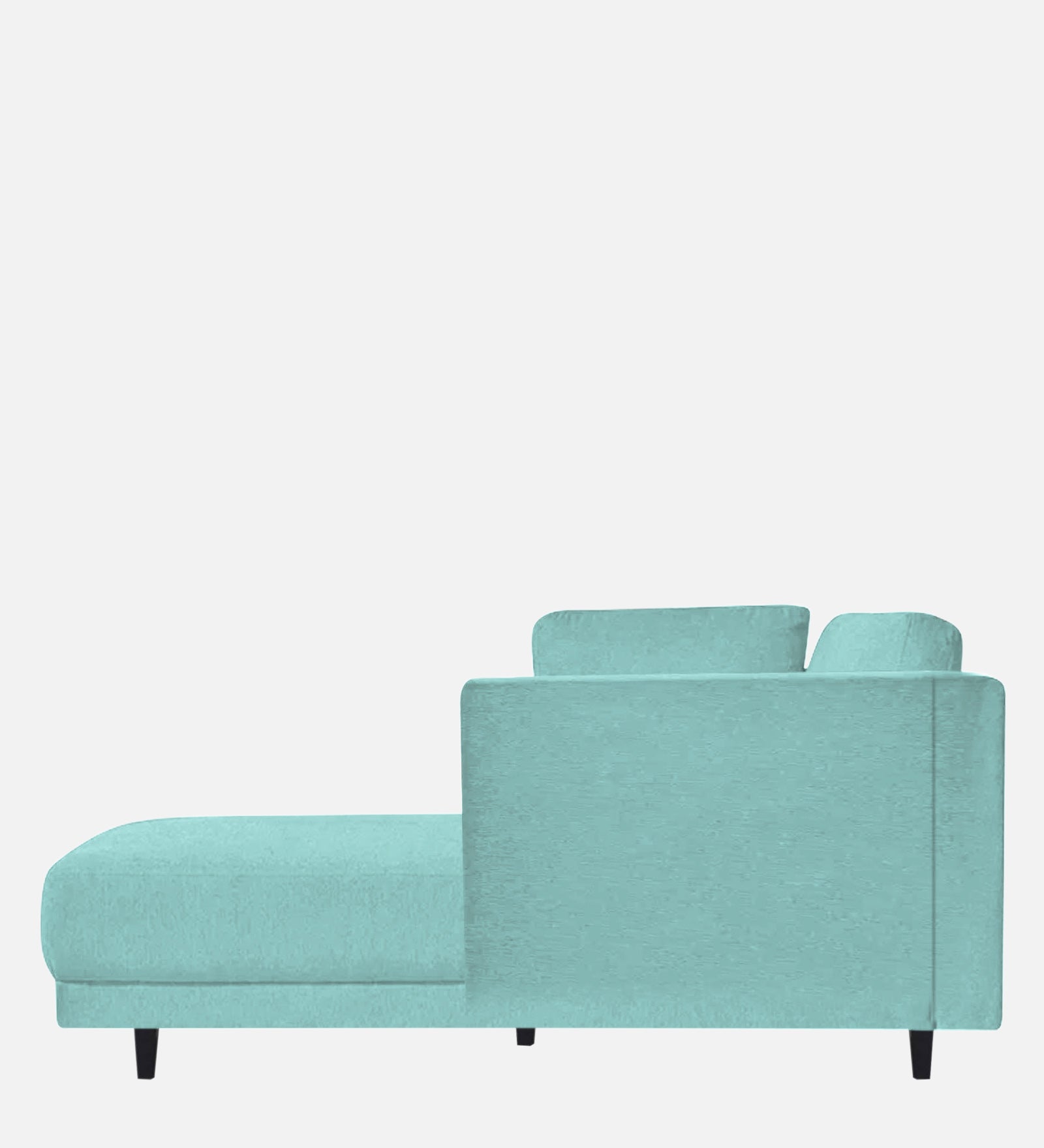 Jonze Velvet RHS Chaise Lounger In Barmunda Aqua Colour - Febonic Living