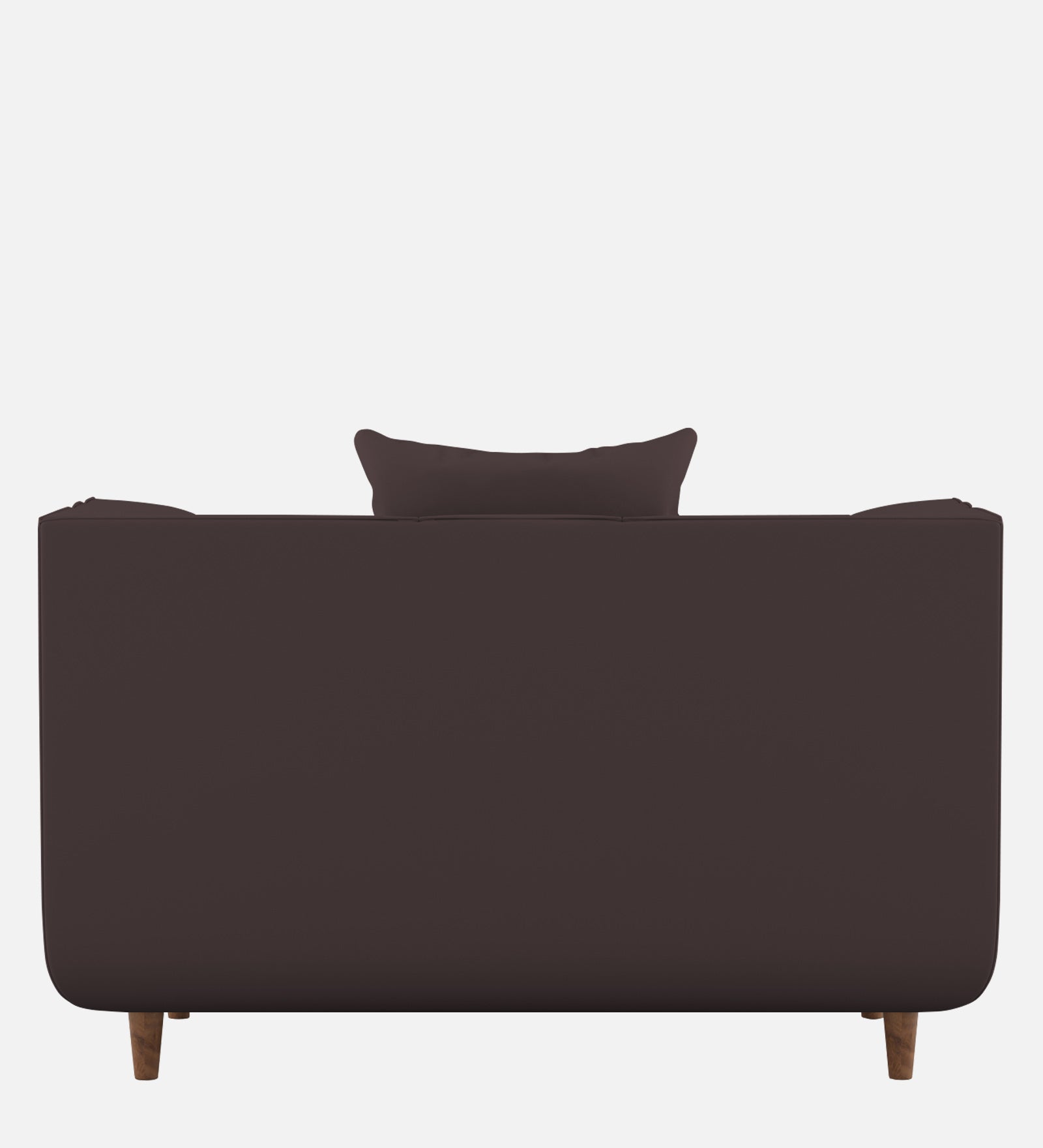 Sumo Velvet 1 Seater Sofa In Mocha Brown Colour - Febonic Living