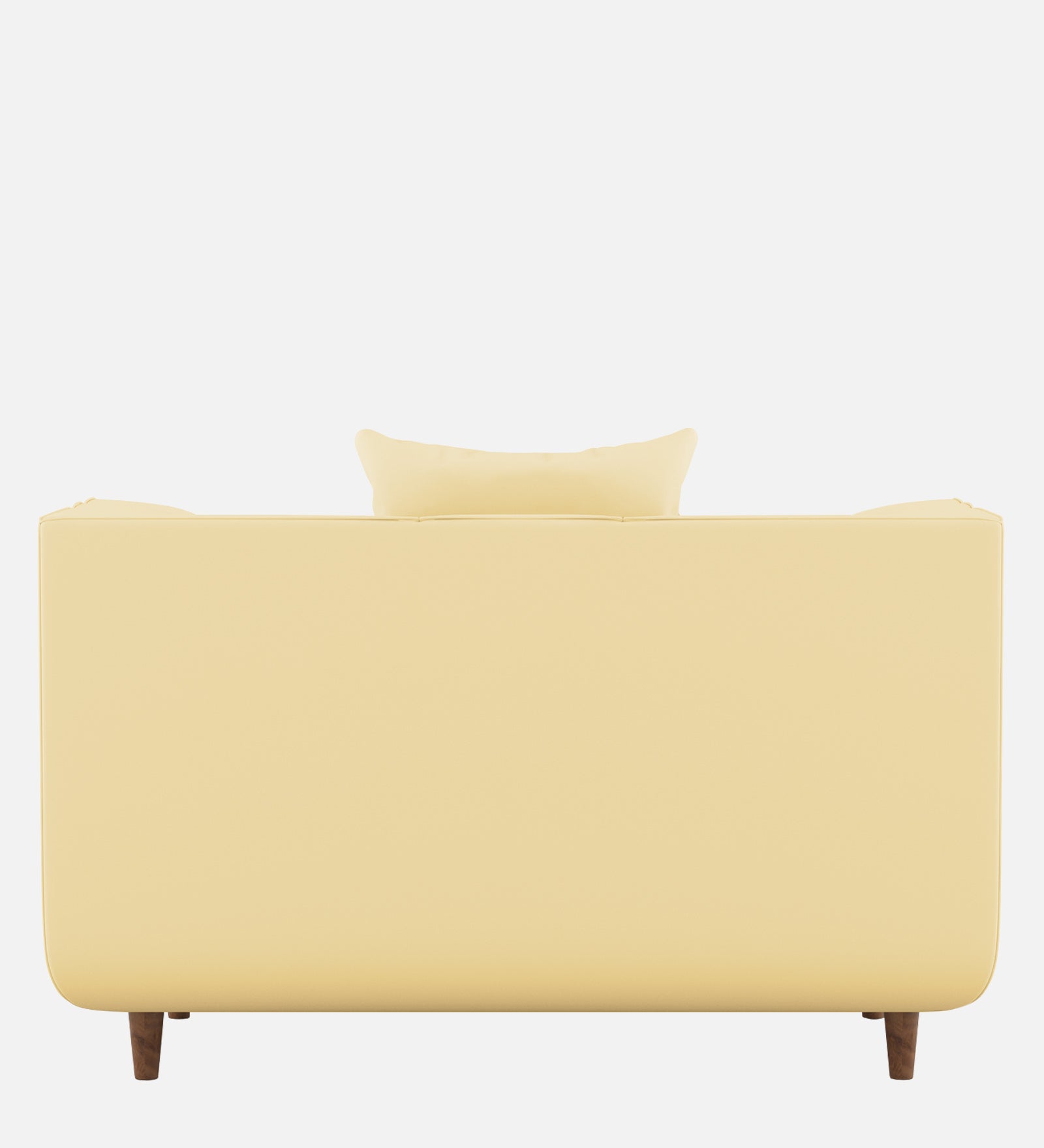 Sumo Velvet 1 Seater Sofa In Sandy Beige Colour - Febonic Living