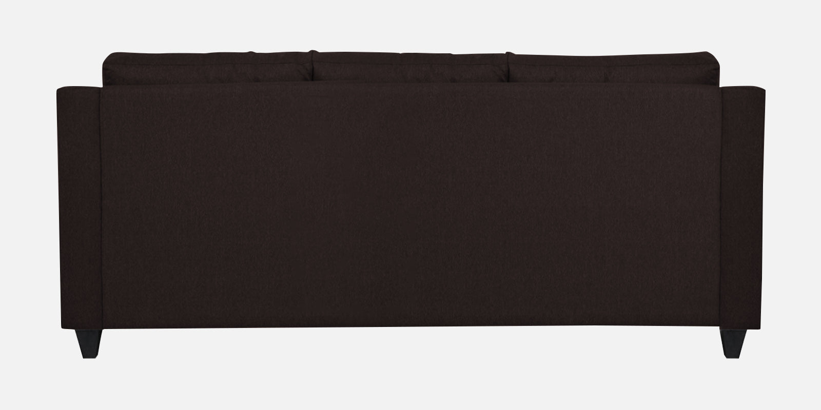 Welly Fabric 3 Seater Sofa In Dark Brown Colour - Febonic Living