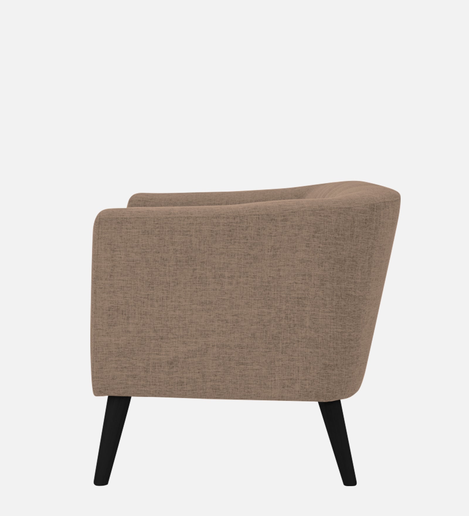 Casper Fabric 1 Seater Sofa In Cookie Beige Colour - Febonic Living