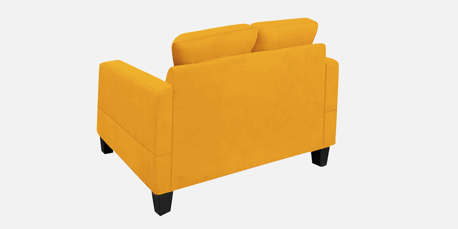 Thomas Fabric 2 Seater Sofa In Bold Yellow Colour - Febonic Living
