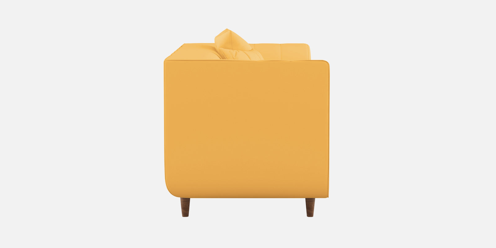 Sumo Velvet 3 Seater Sofa In Turmeric yellow Colour - Febonic Living
