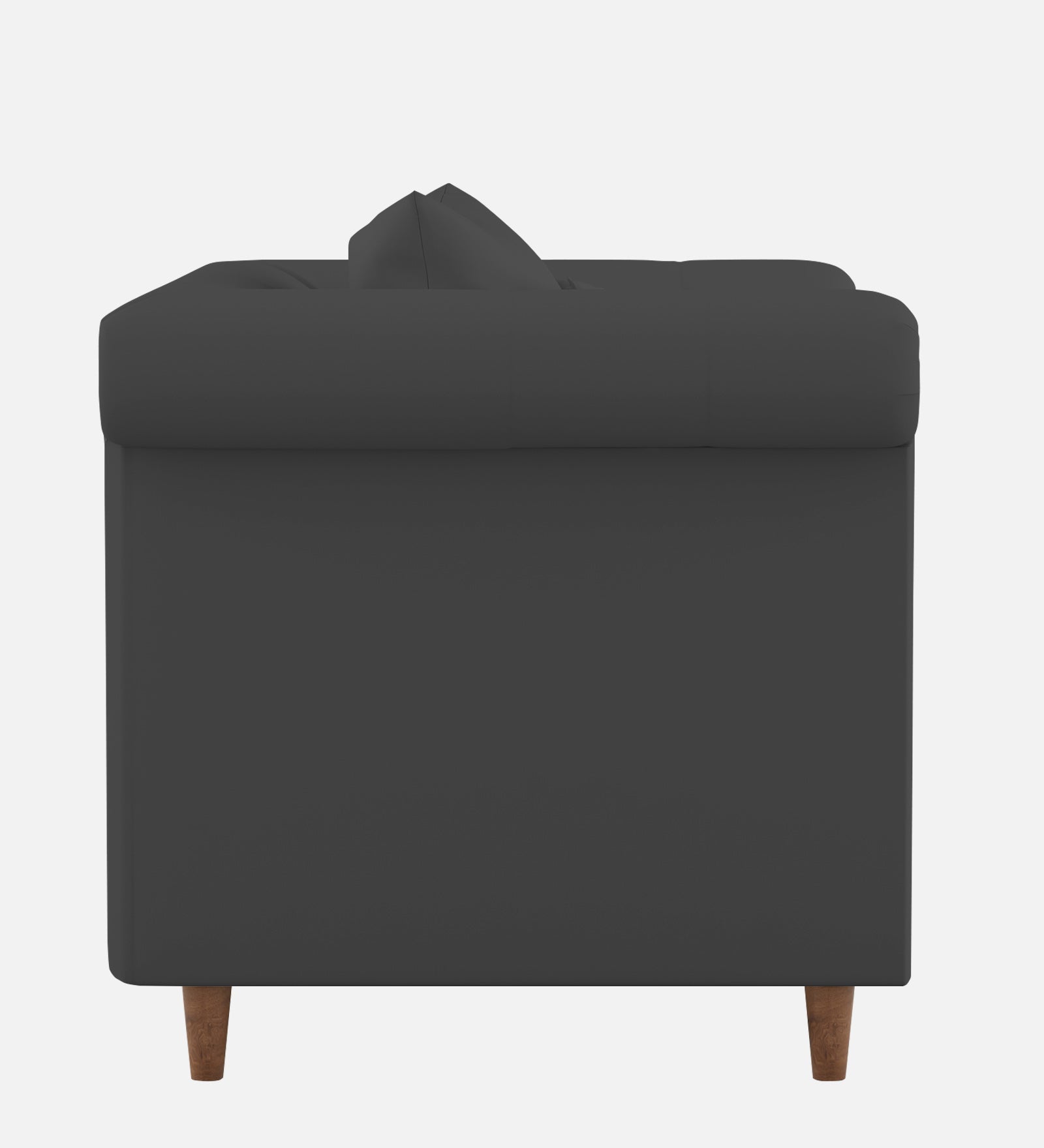 Rubi Velvet 1 Seater Sofa In Davy grey Colour - Febonic Living