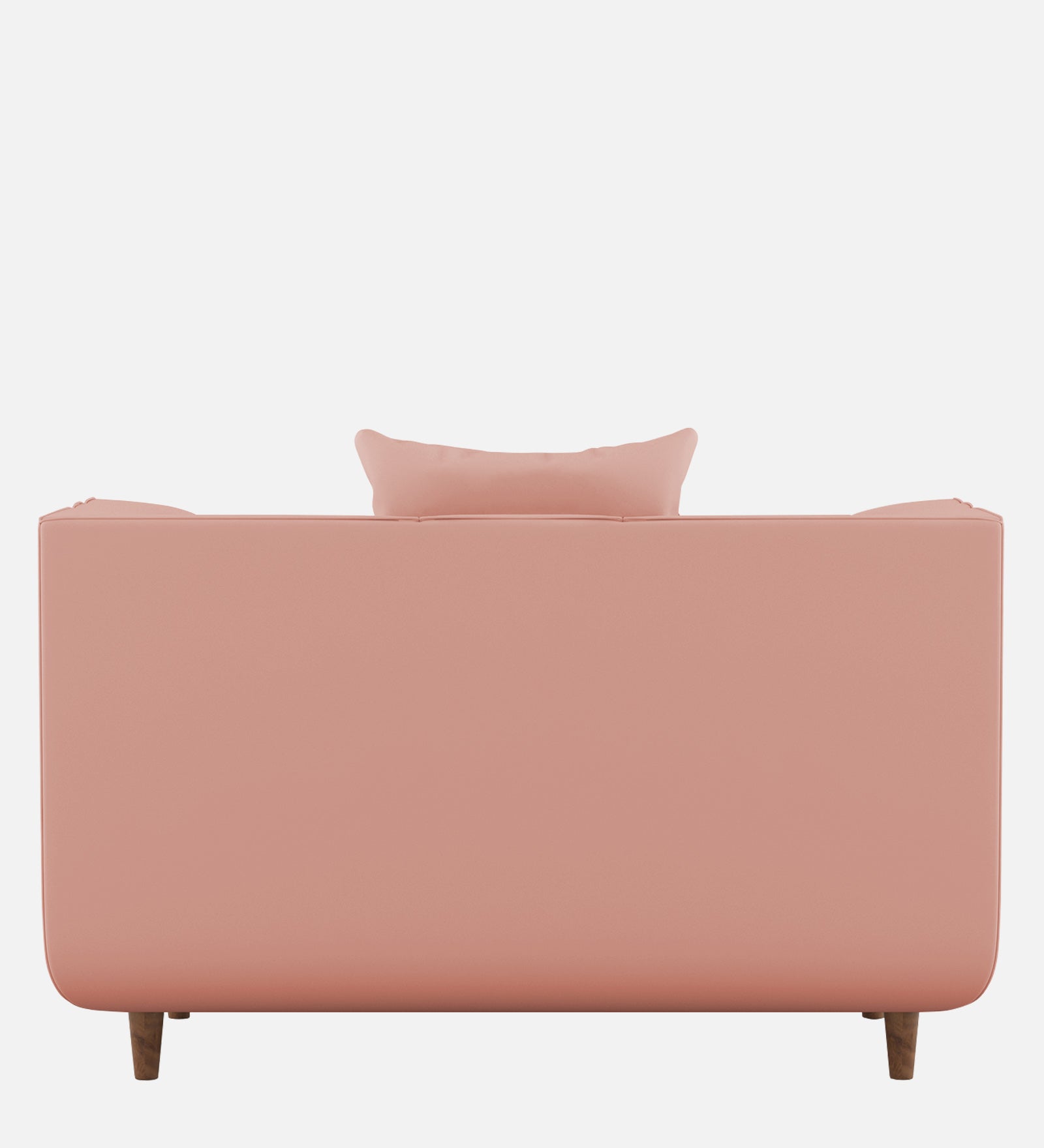 Sumo Velvet 1 Seater Sofa In Blush Pink Colour - Febonic Living