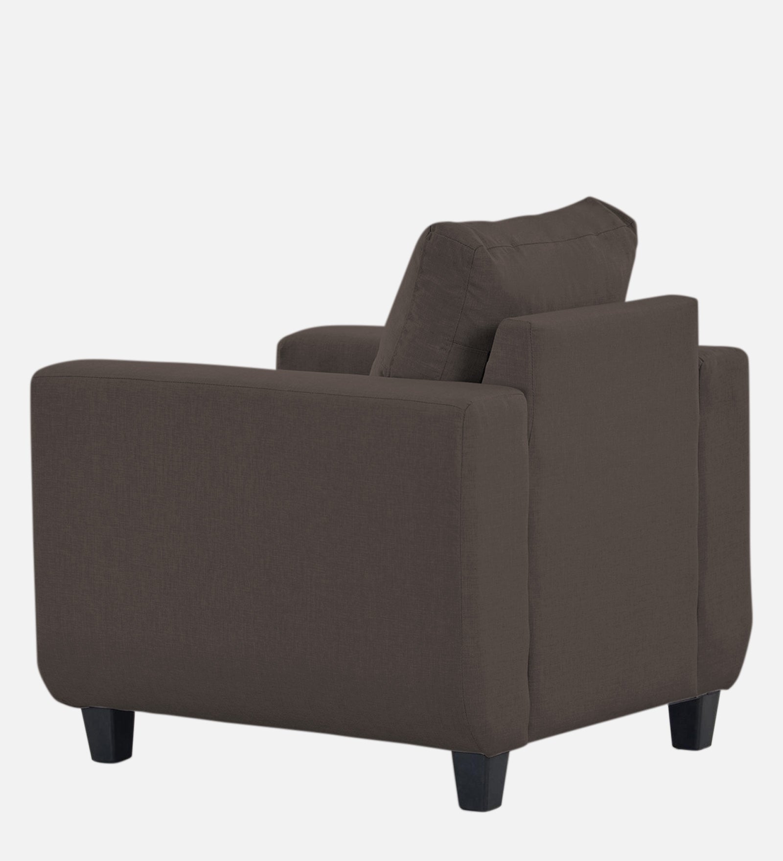 Perry Fabric 1 Seater Sofa In Caspa Brown Colour - Febonic Living