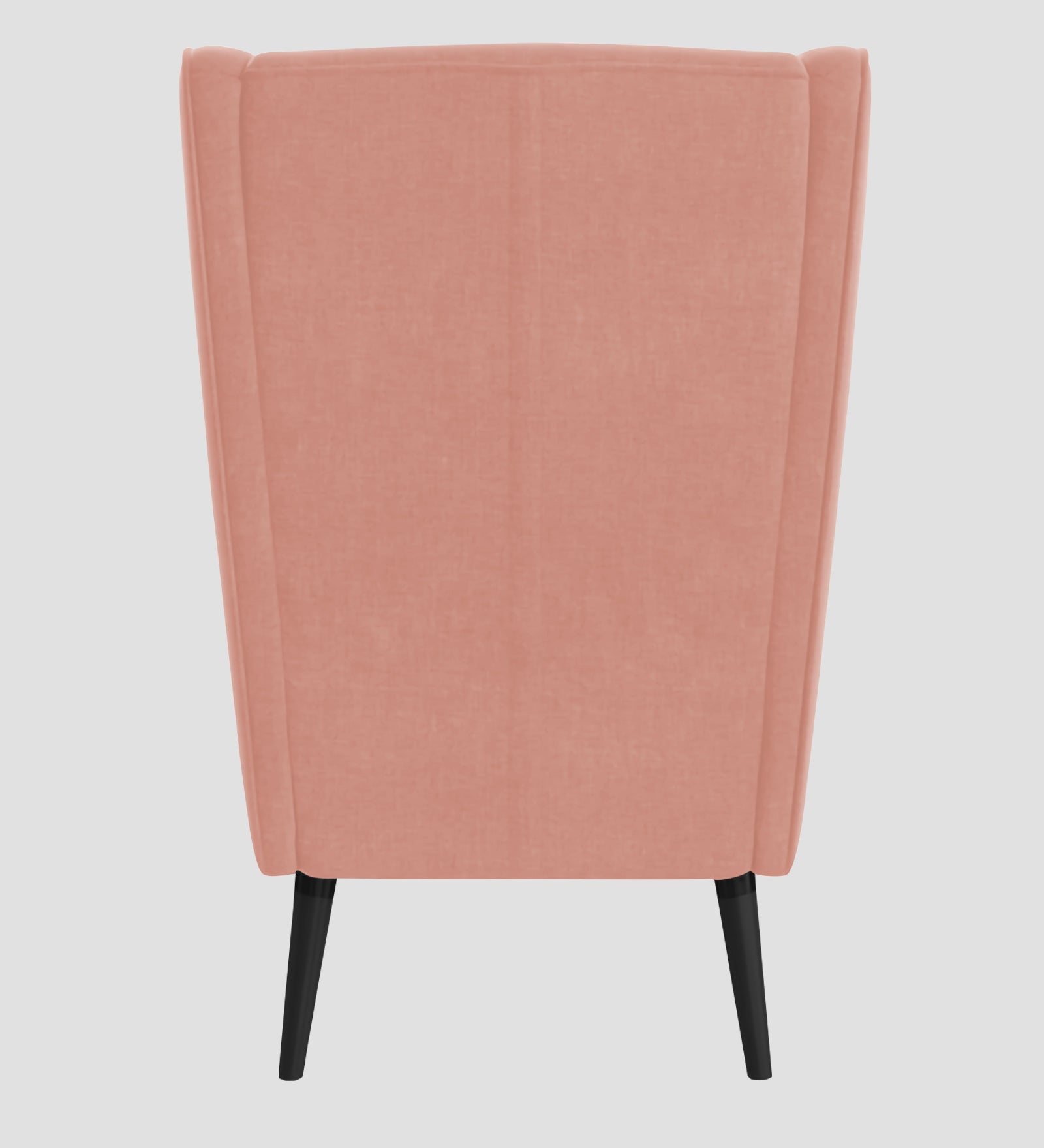 Niya Velvet Wing Chair In Blush Pink Colour - Febonic Living