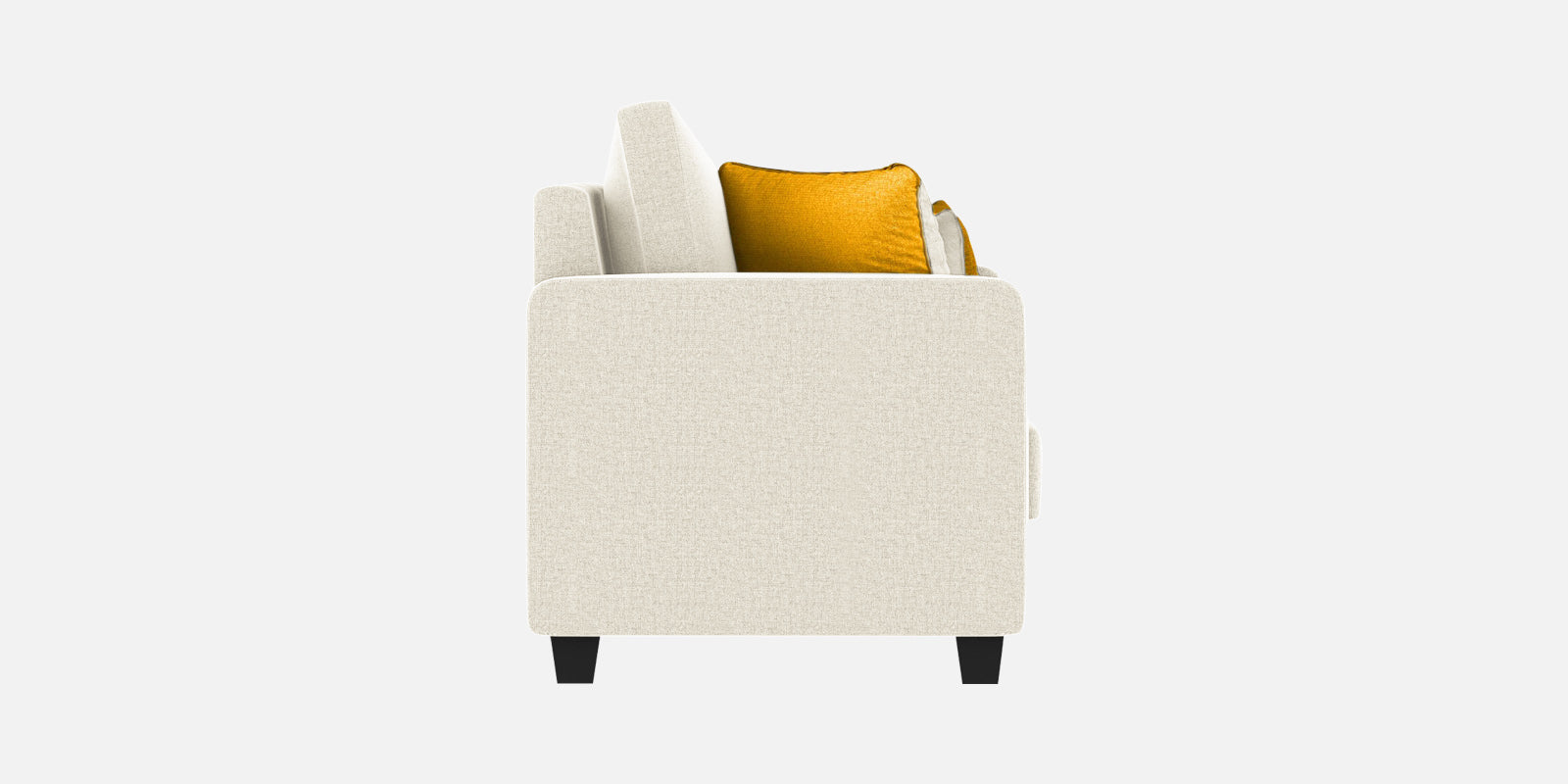 Nabi Fabric 3 Seater Sofa In Ivory cream Colour - Febonic Living