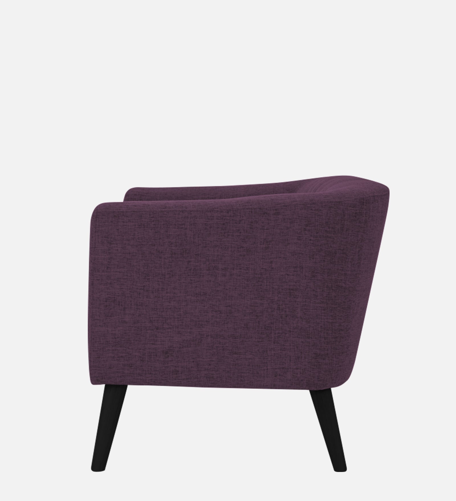Casper Fabric 1 Seater Sofa In Greek Purple Colour - Febonic Living