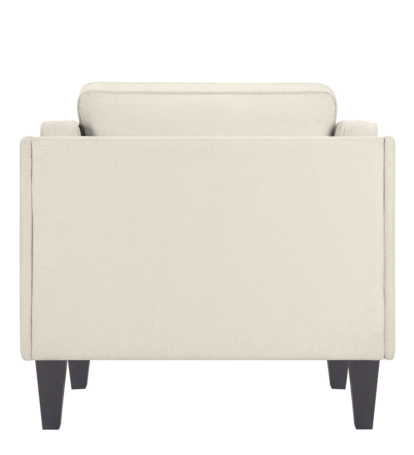 Siddy Fabric 1 Seater Sofa In Ivory Cream Colour - Febonic Living