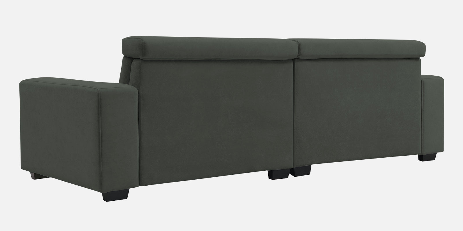 Hiro Fabric 3 Seater Sofa In I-Land Green Colour - Febonic Living