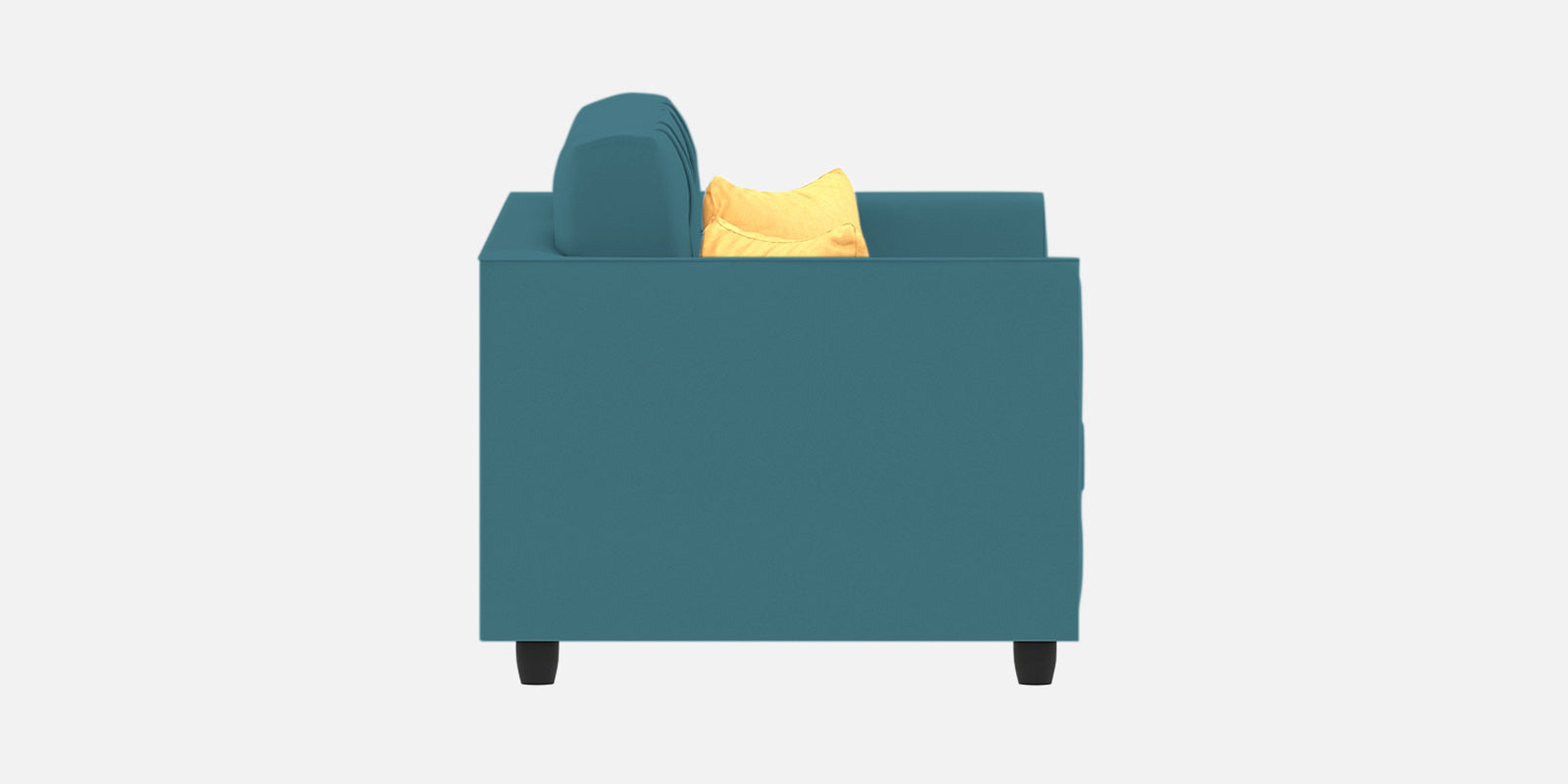Nestin Velvet 2 Seater Sofa In Aqua Blue Colour - Febonic Living