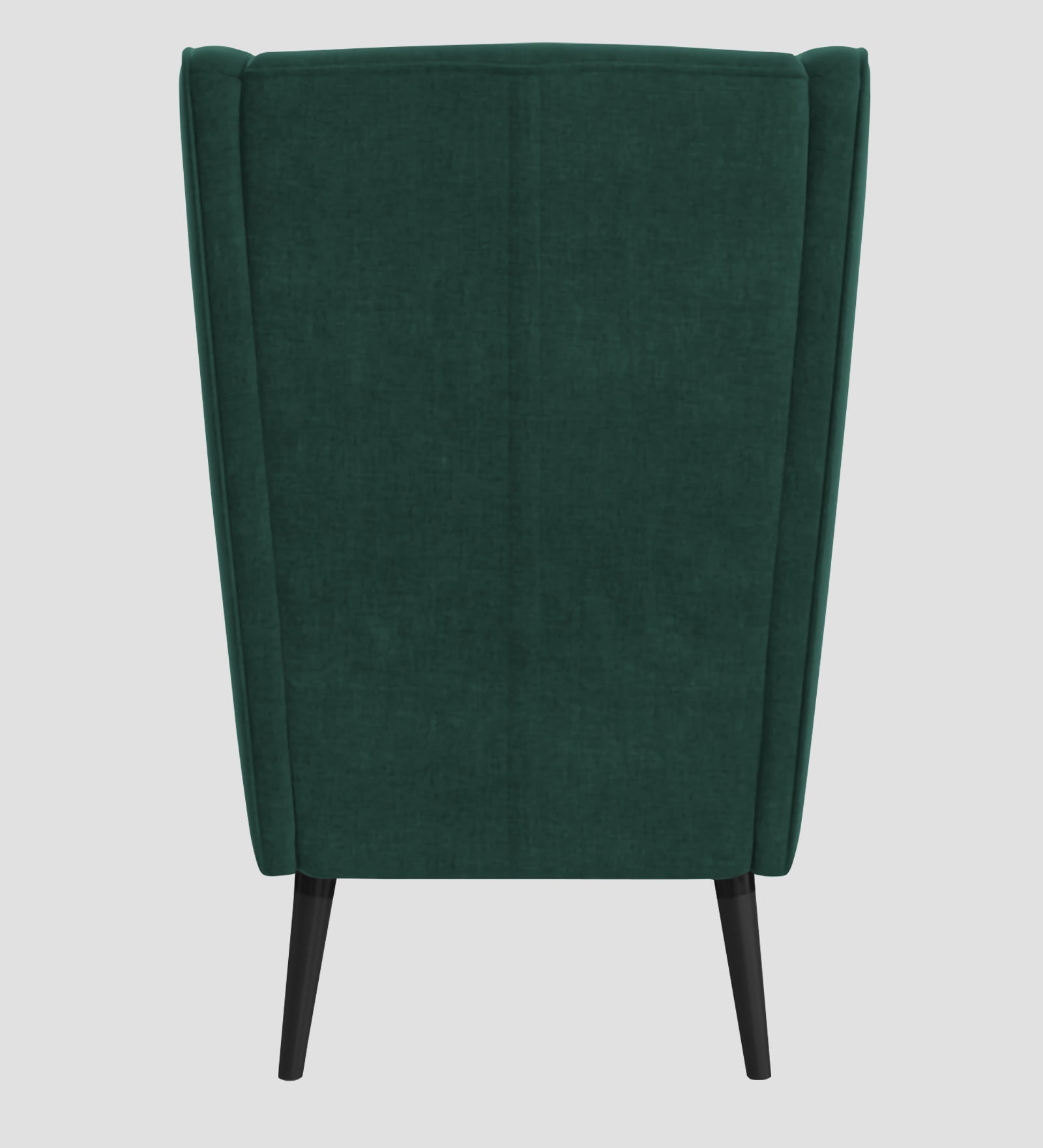 Niya Velvet Wing Chair In Amazon Green Colour - Febonic Living