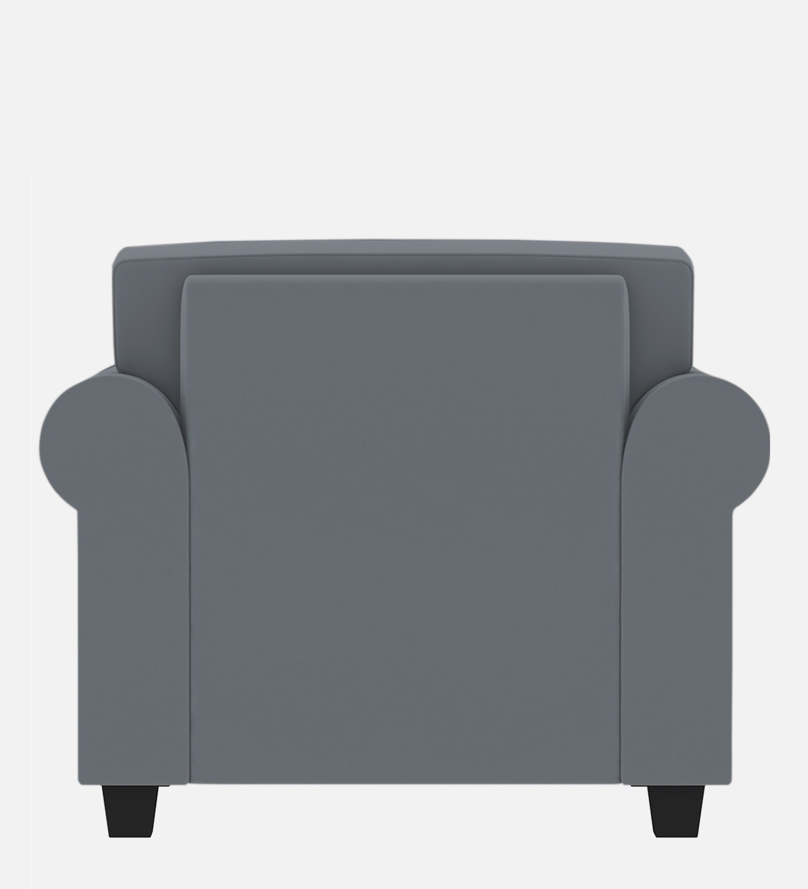 Numonk Velvet 1 Seater Sofa In Pubble Grey Colour - Febonic Living