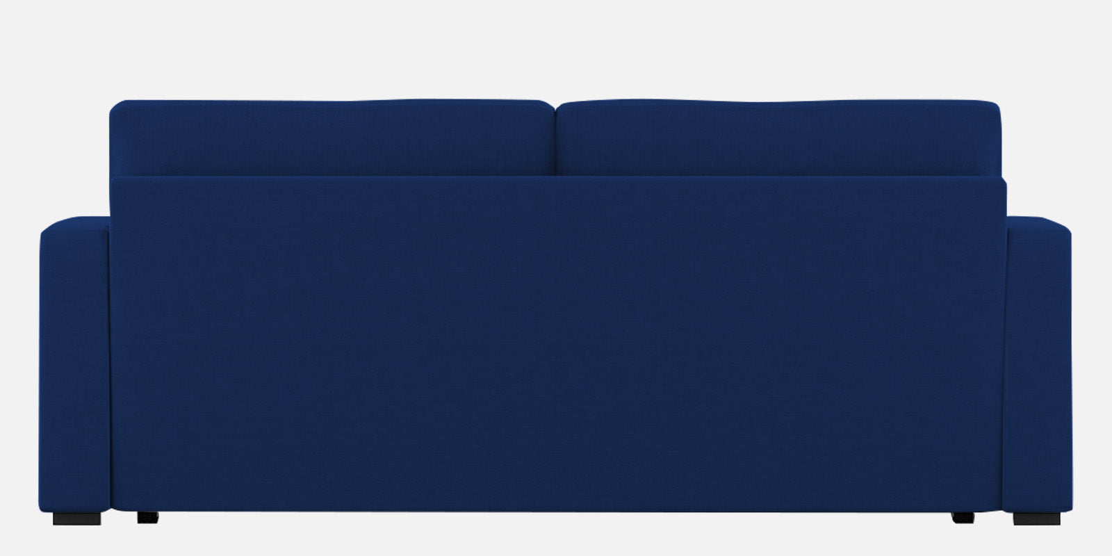 Rocky Fabric 3 Seater Pull Out Sofa Cum Bed In Royal Blue Colour With Storage - Febonic Living