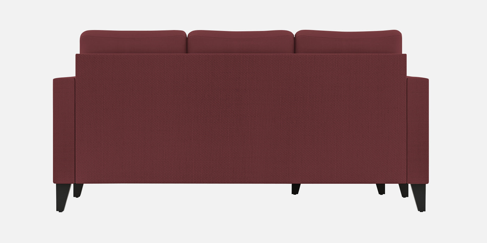 Nori Fabric RHS Sectional Sofa (2+Lounger) In Blaze Red Colour - Febonic Living