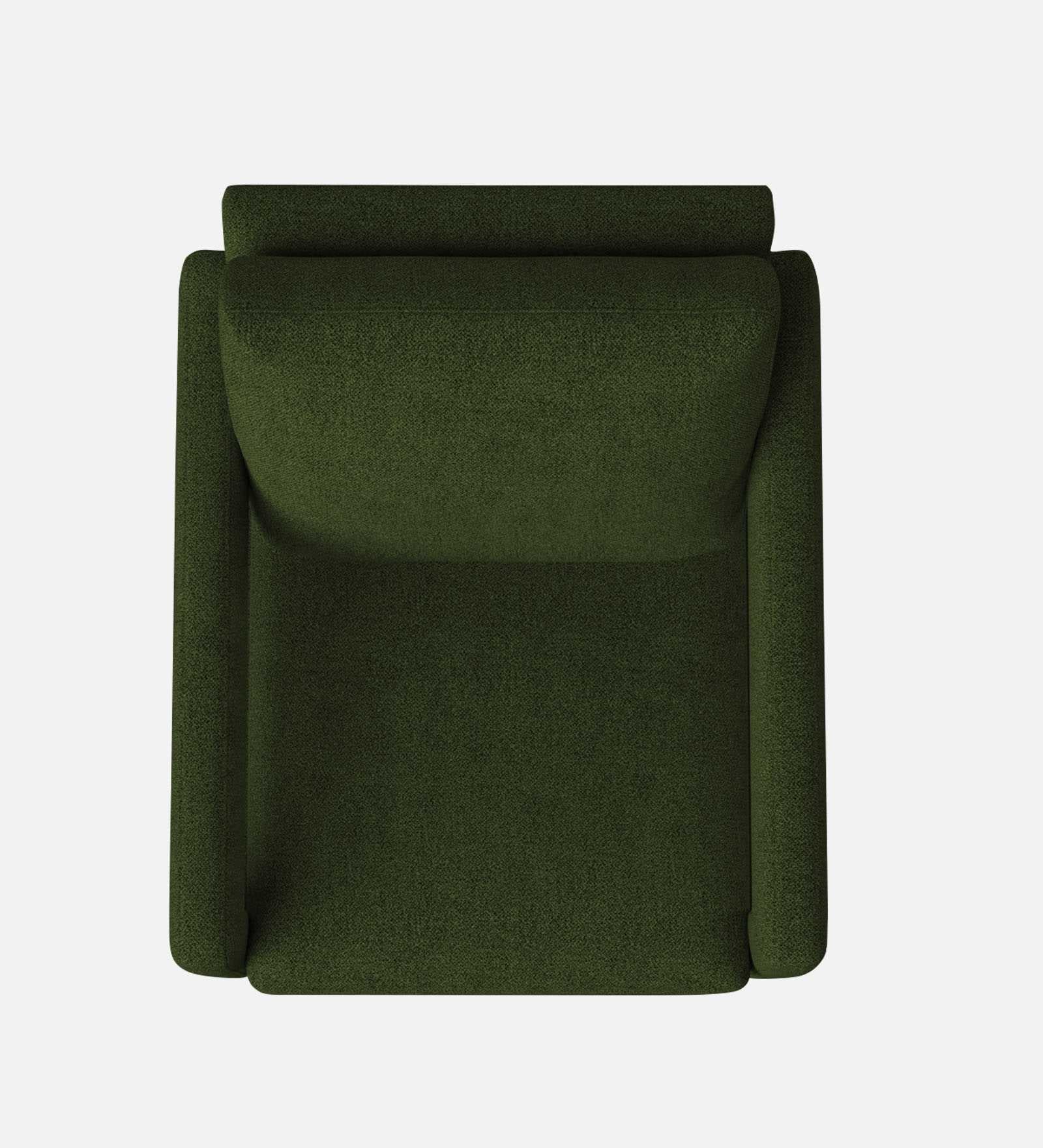 Olsen Fabric Arm Chair In Olive Green Colour - Febonic Living