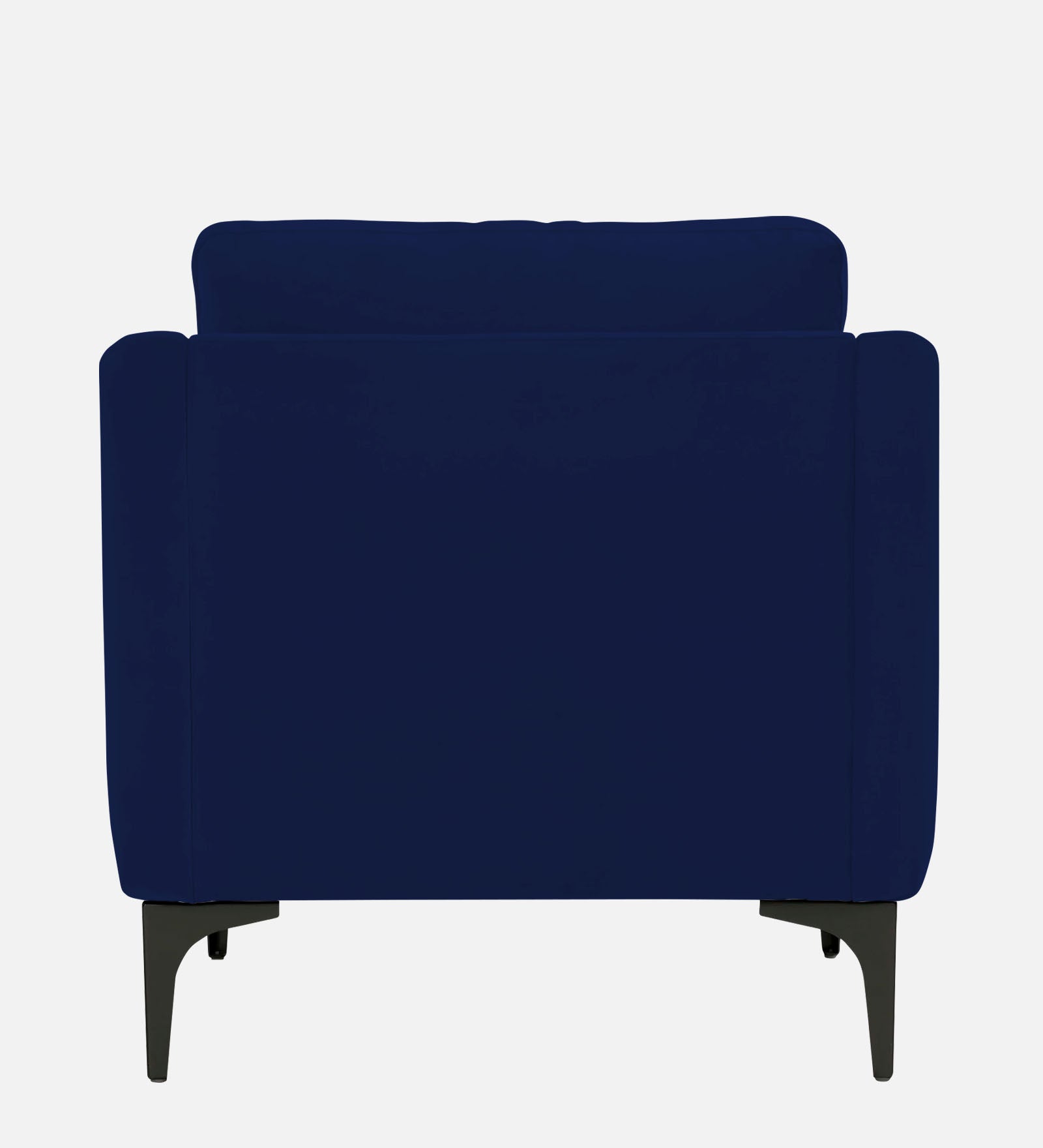 Haru Velvet 1 Seater Sofa In Indigo Blue Colour - Febonic Living