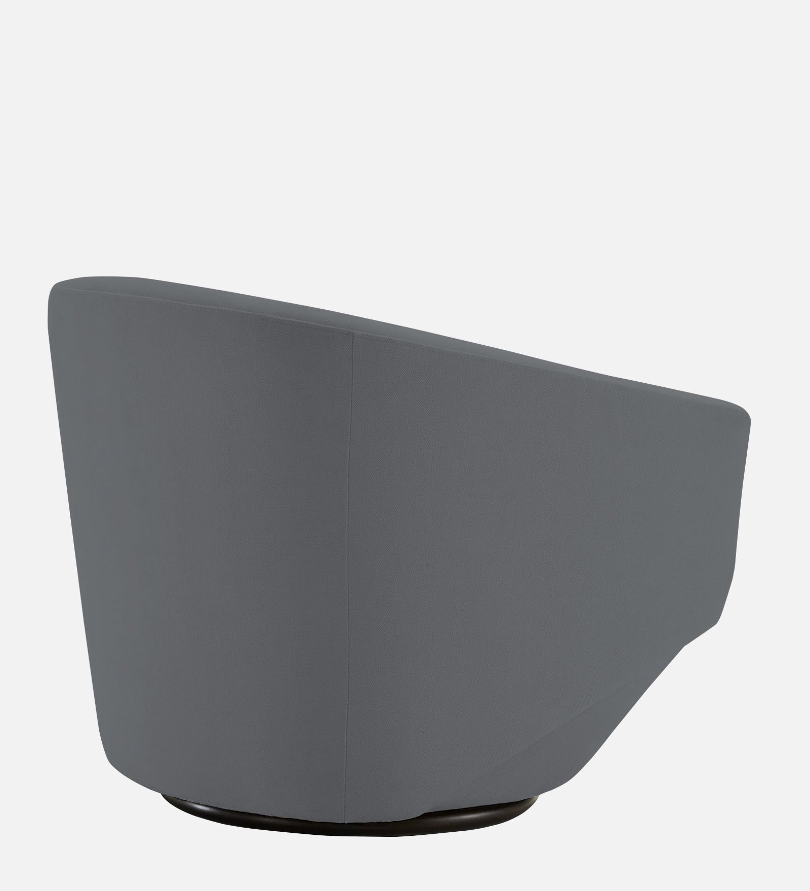 Haddie Velvet Swivel Chair In Pubble Grey Colour - Febonic Living
