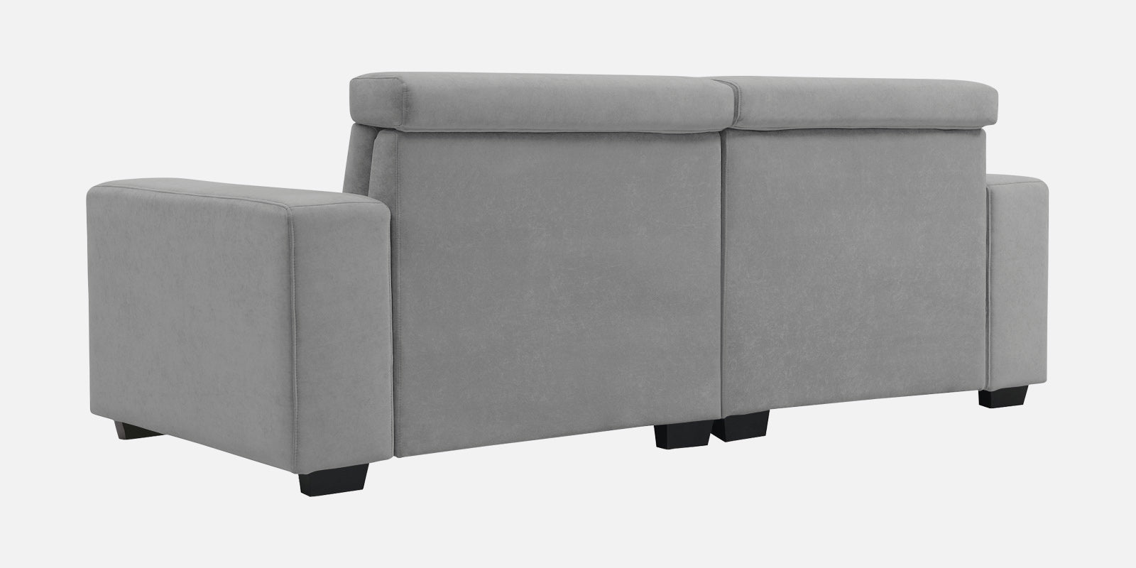 Hiro Fabric 2 Seater Sofa In Smoke Grey Colour - Febonic Living