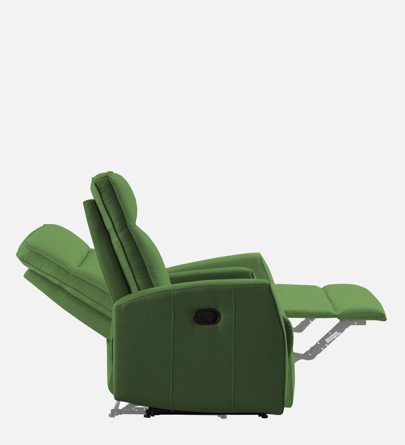 Logan Fabric 1 Seater Manual Recliner In Olive Green Colour - Febonic Living