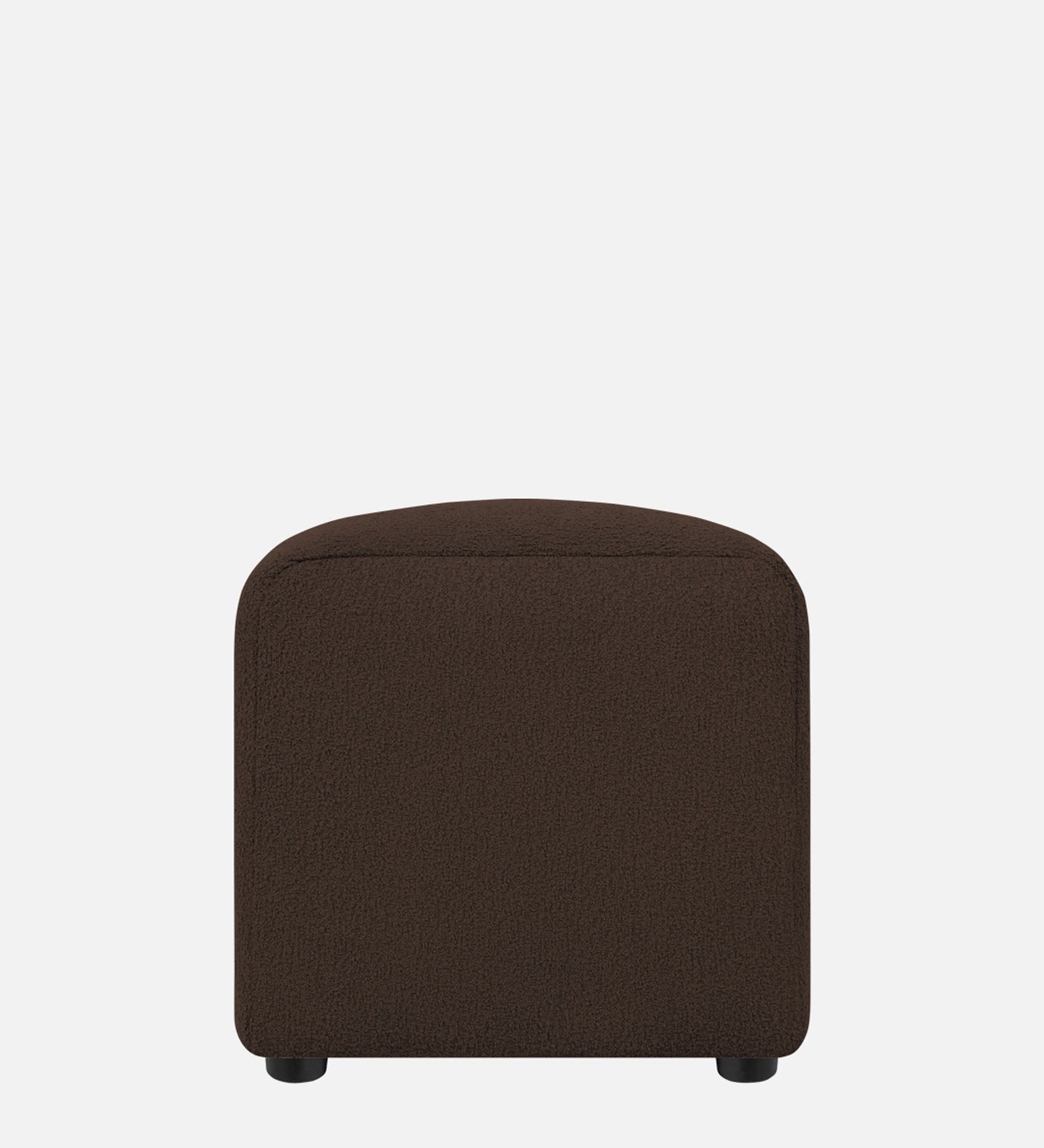 Rexi Boucle Fabric Bench In Bringo Brown Colour - Febonic Living