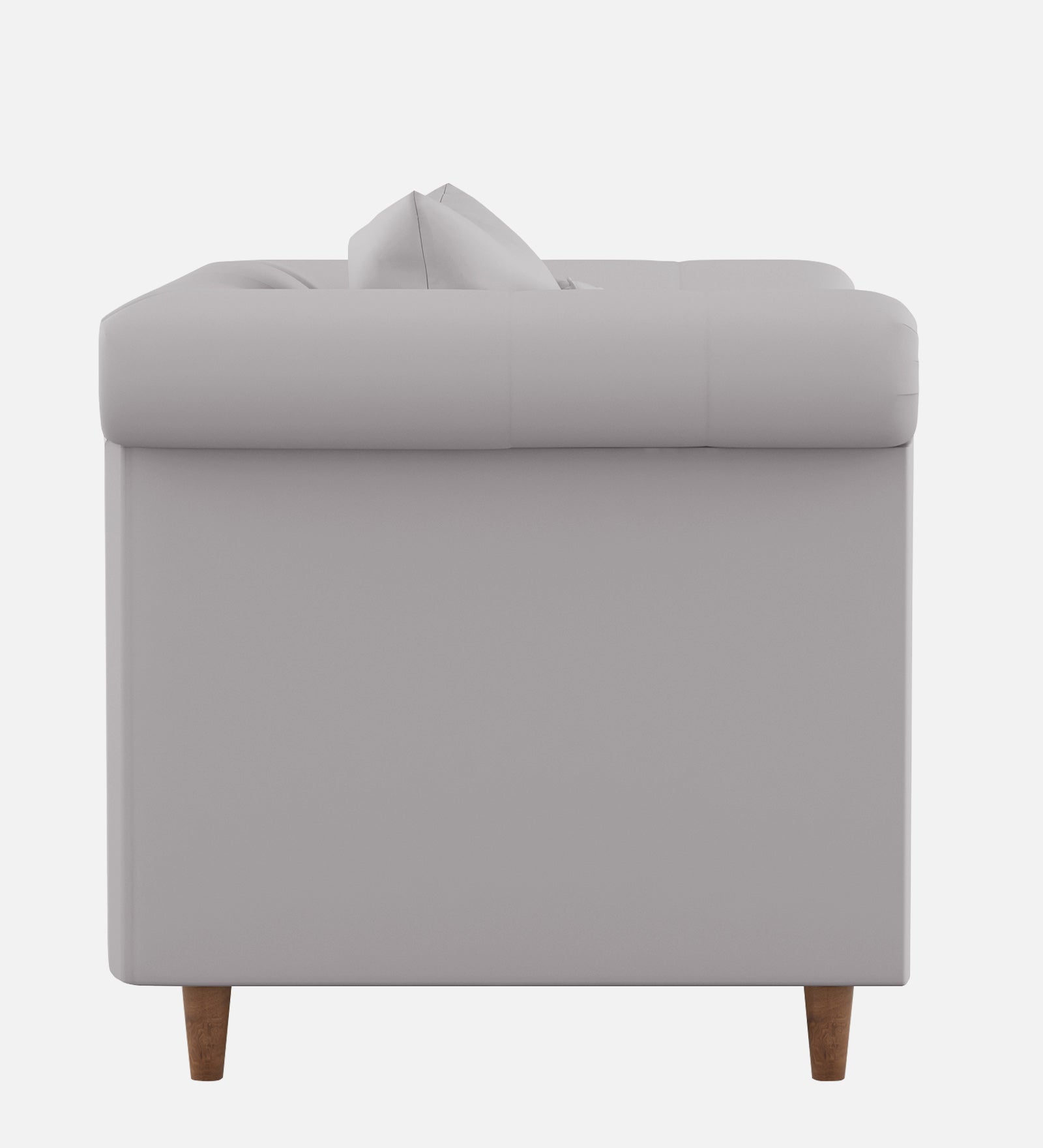 Rubi Velvet 1 Seater Sofa In Concrete grey Colour - Febonic Living