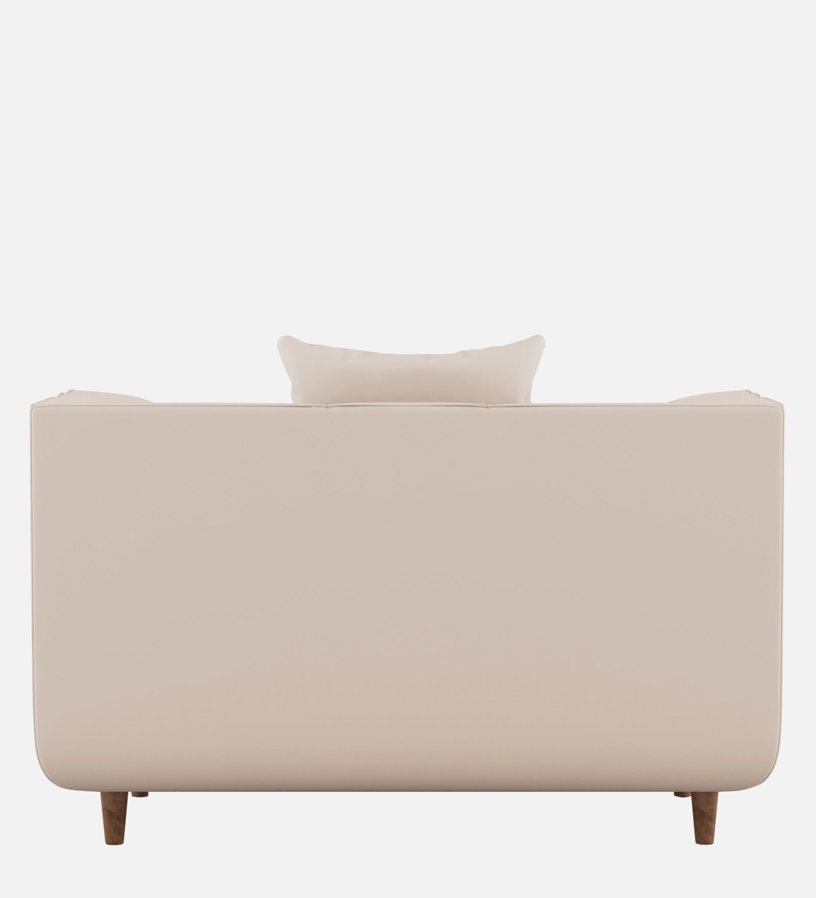 Sumo Velvet 1 Seater Sofa In Camel Beige Colour - Febonic Living